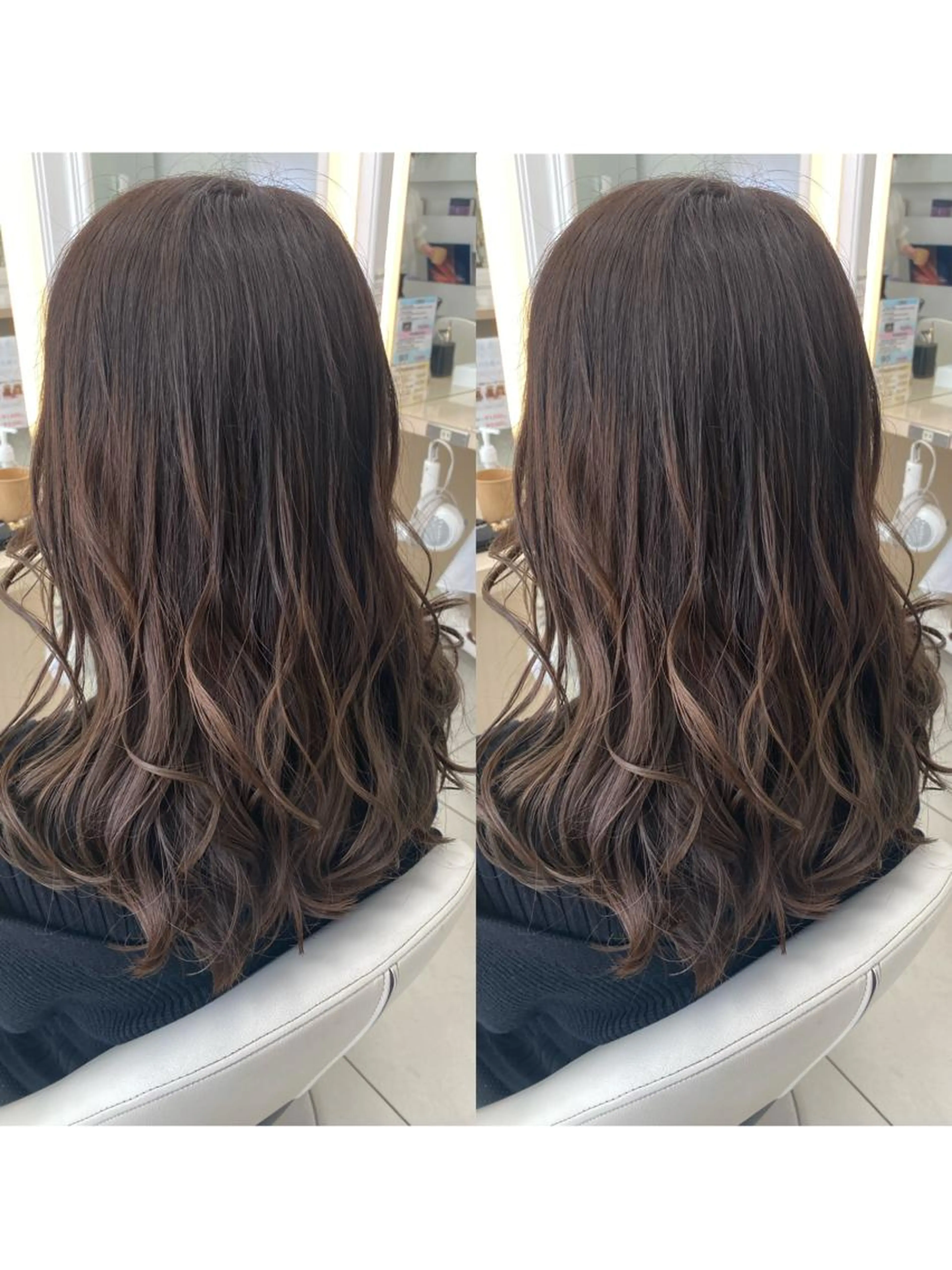 レディースカット+デジタルパーマの写真