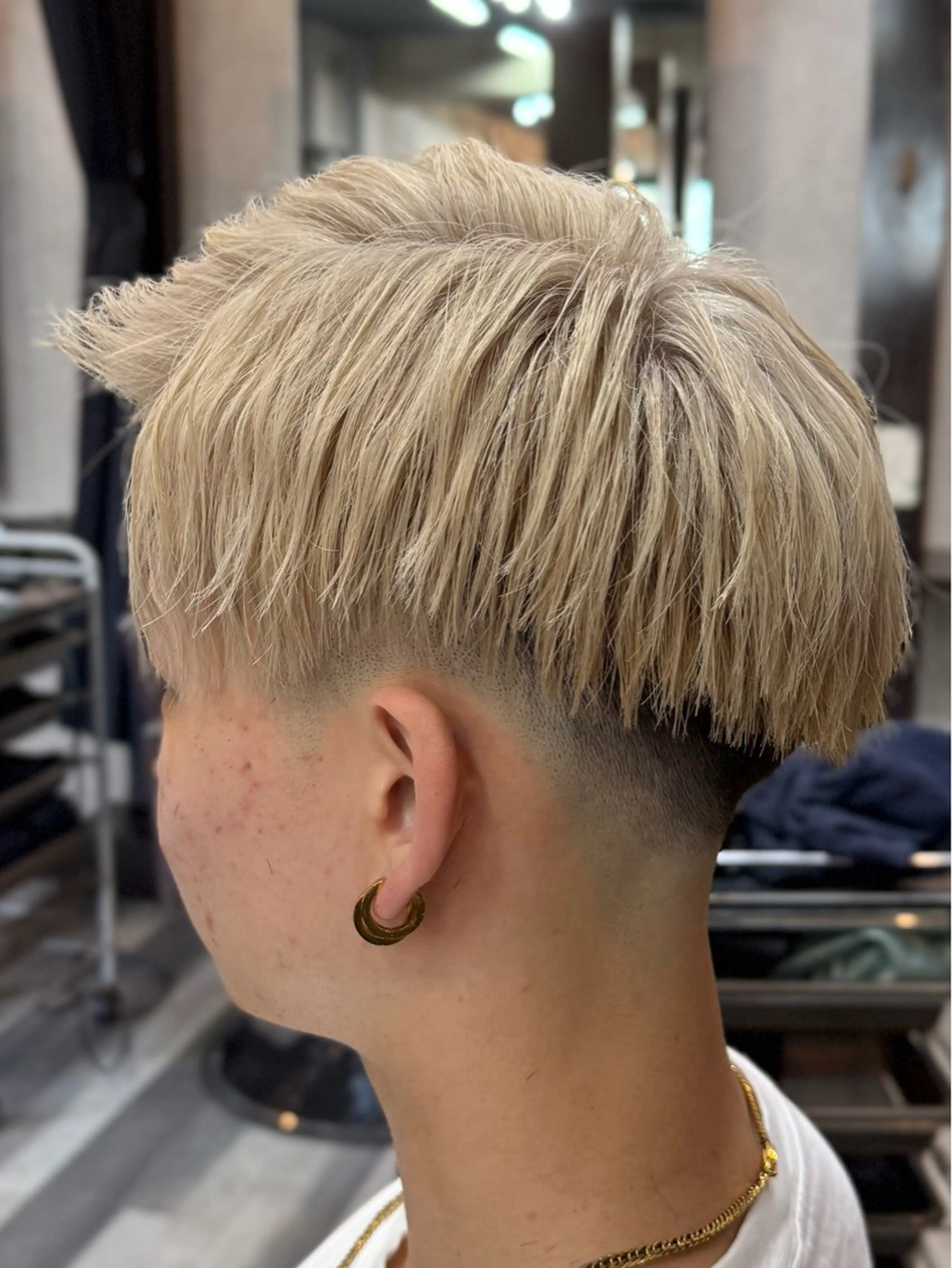 ショート カット ヘアカラー トリートメント 井上 武輝のヘアスタイル