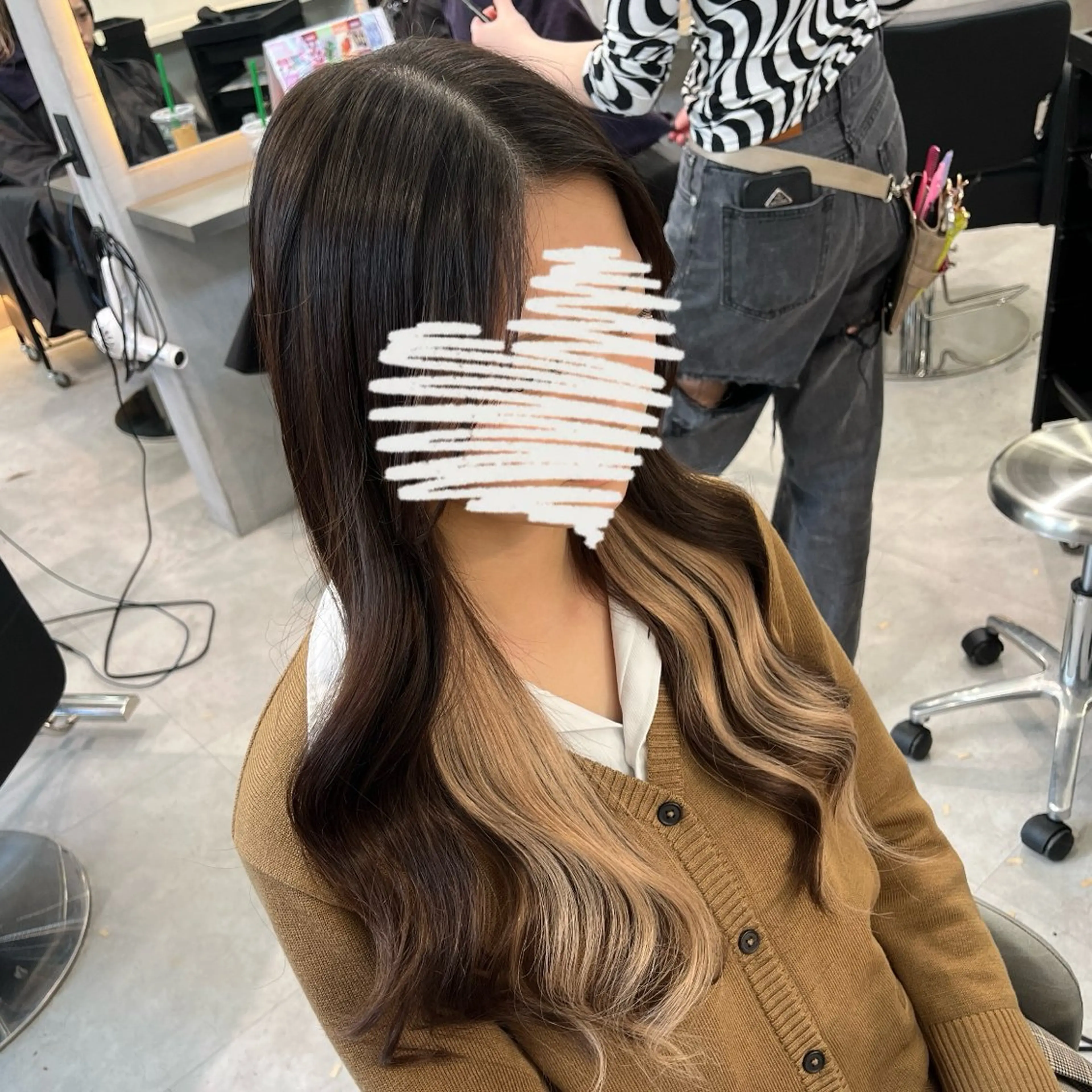 エクステ MOMOKA /　Lapis今泉店のヘアスタイル