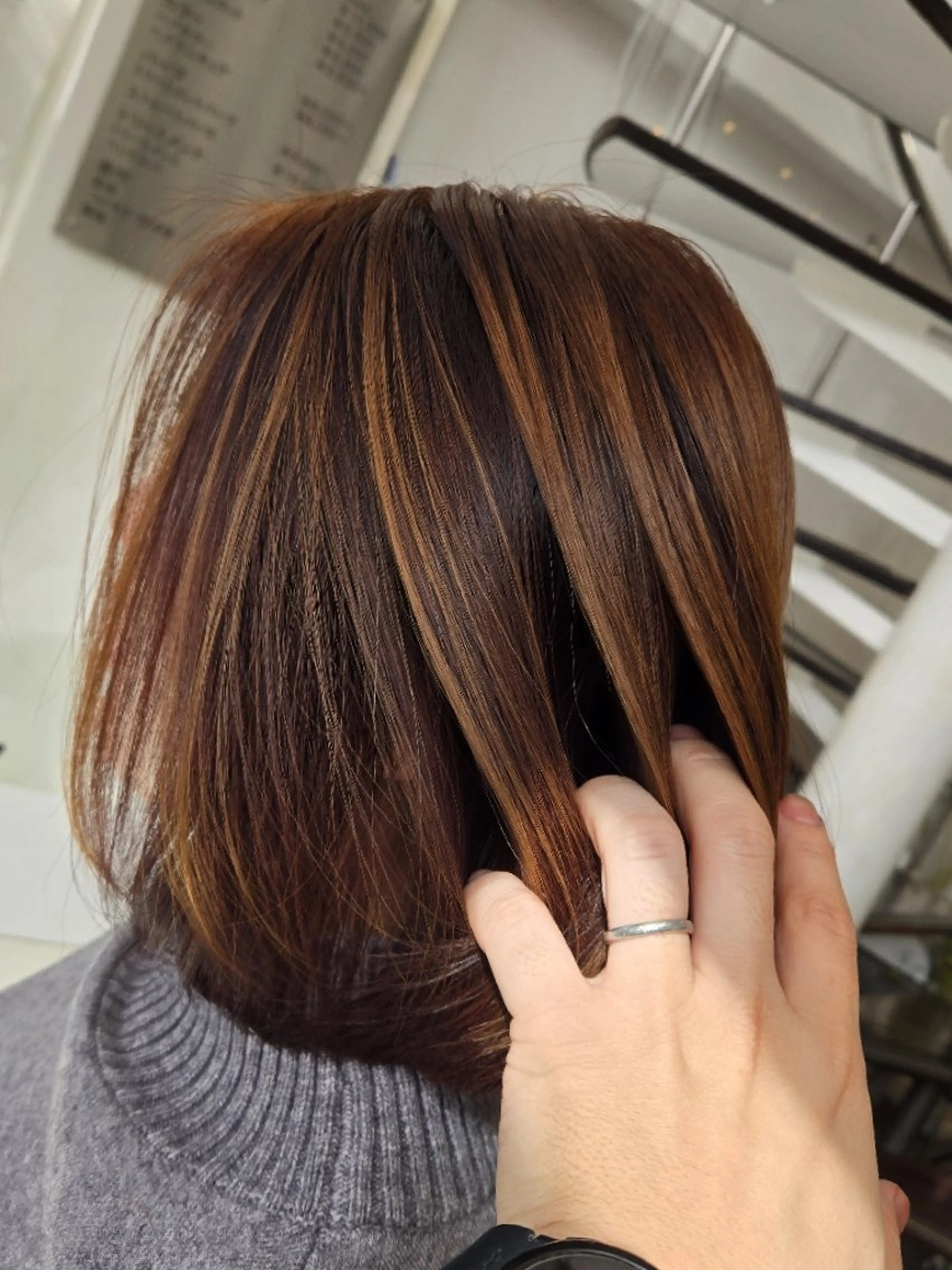 カラー ショート ブリーチ カット ヘアカラー 遠藤 史秋のヘアスタイル