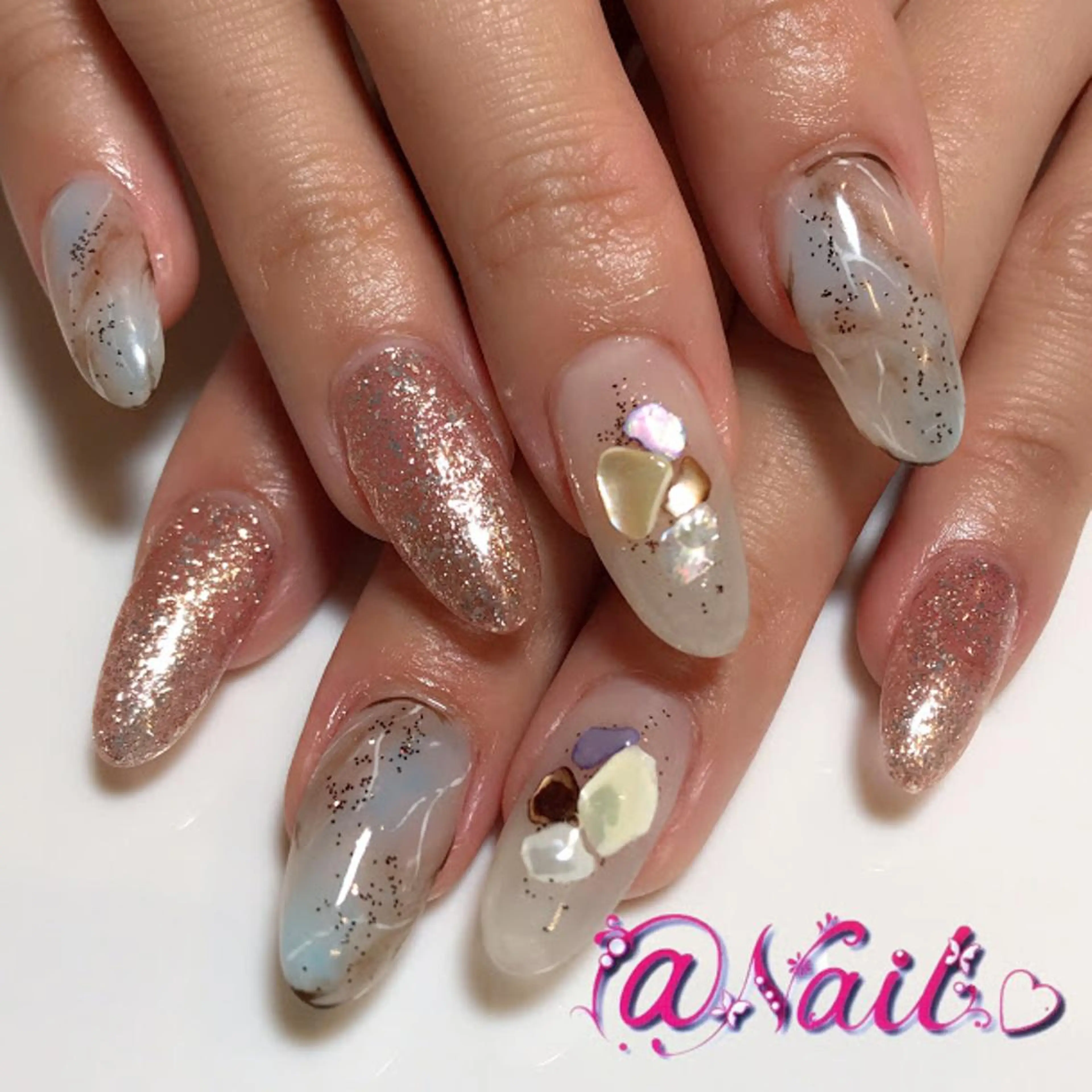 ネイル 小尾 栞のネイルデザイン