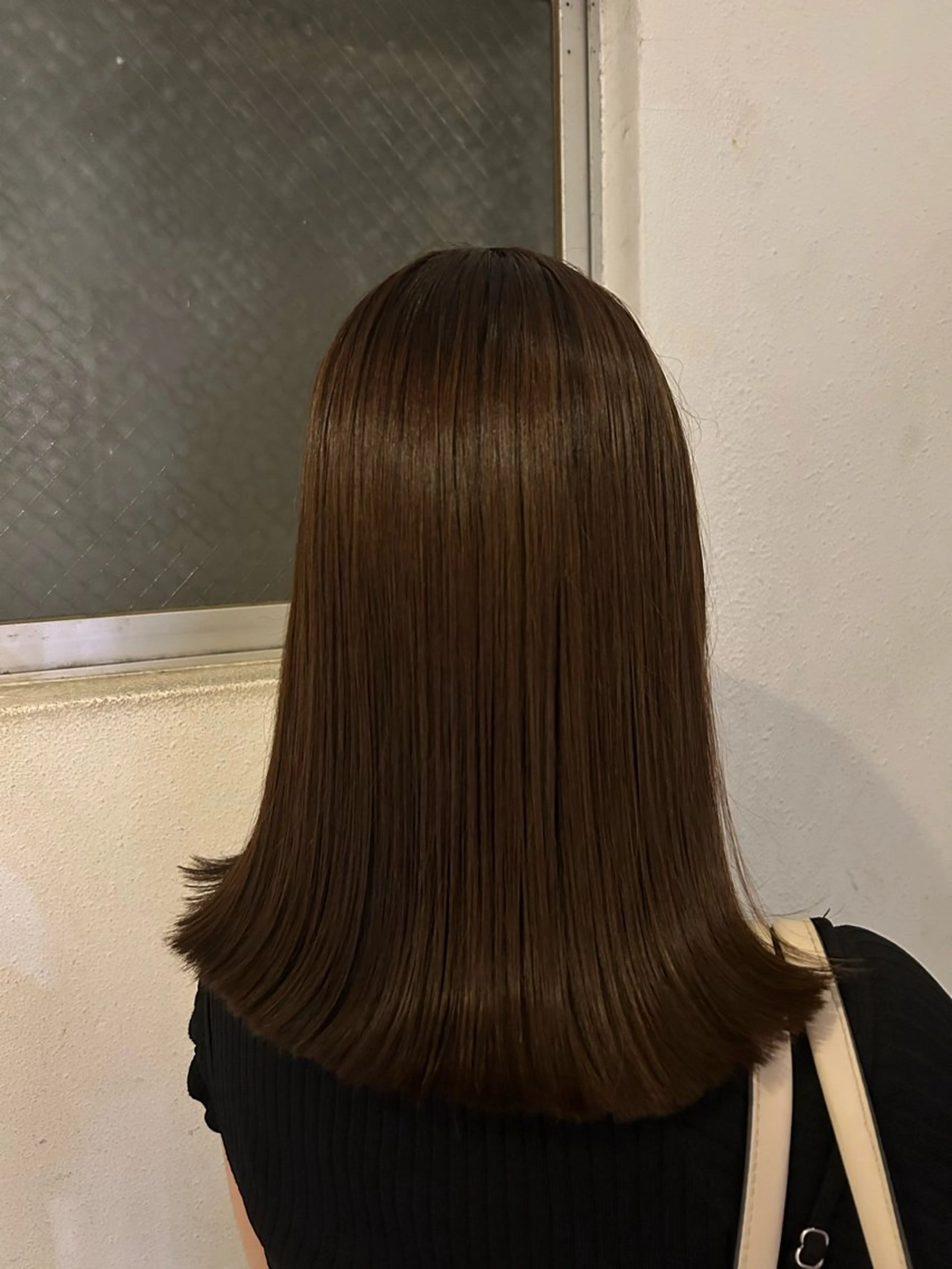 ミディアム カラー ヘアアレンジ ヘアカラー 愛結 暖色カラー🎀🩰のヘアスタイル