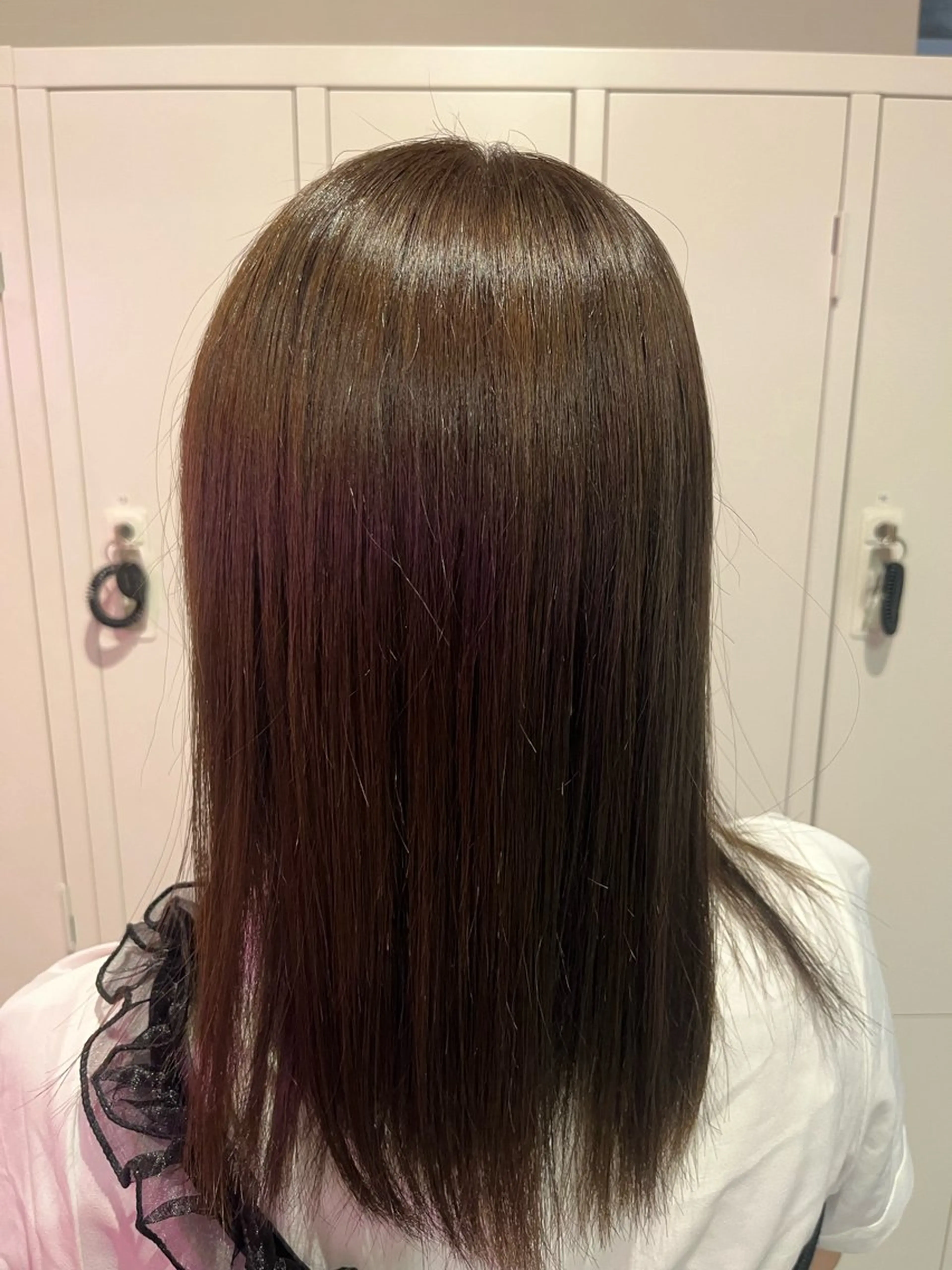 ミディアム カラー オリーブカラー annuy aoiのヘアスタイル