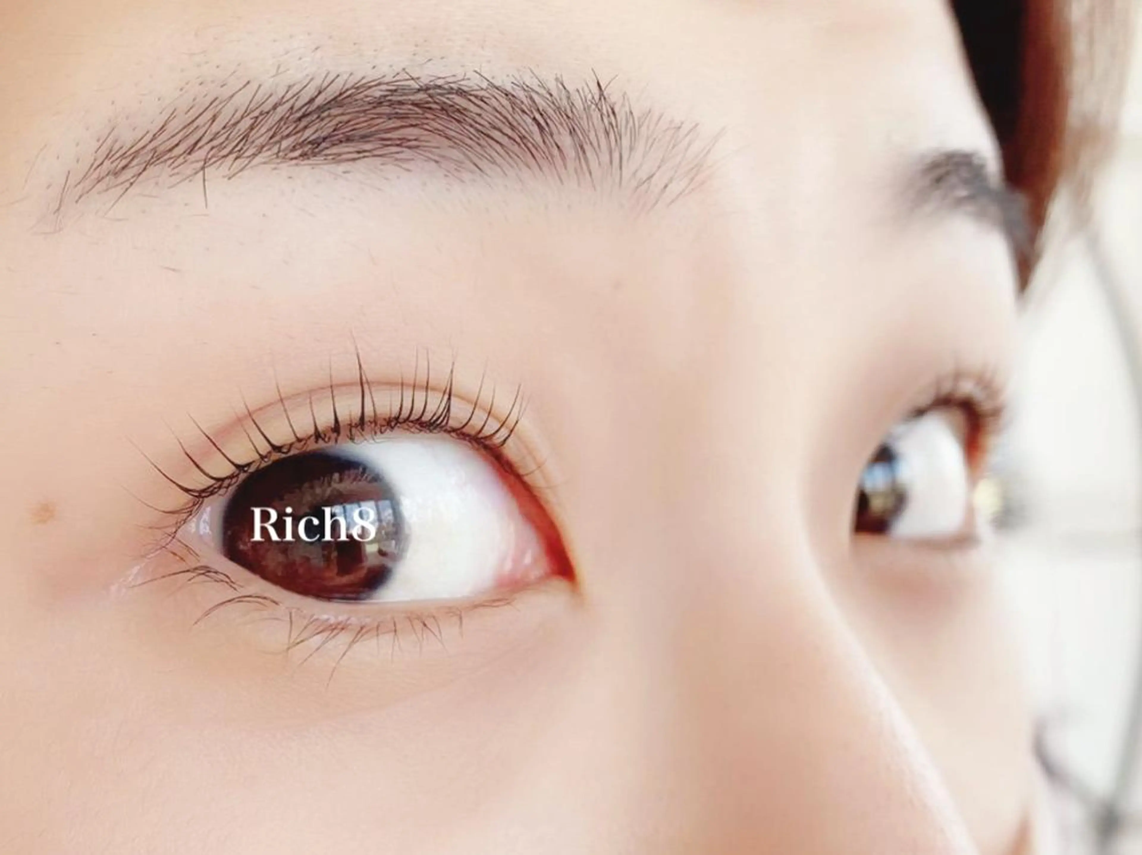 マツエク・マツパ パリジェンヌラッシュリフト マツパ Rich8原宿店 受付担当のマツエク・マツパデザイン