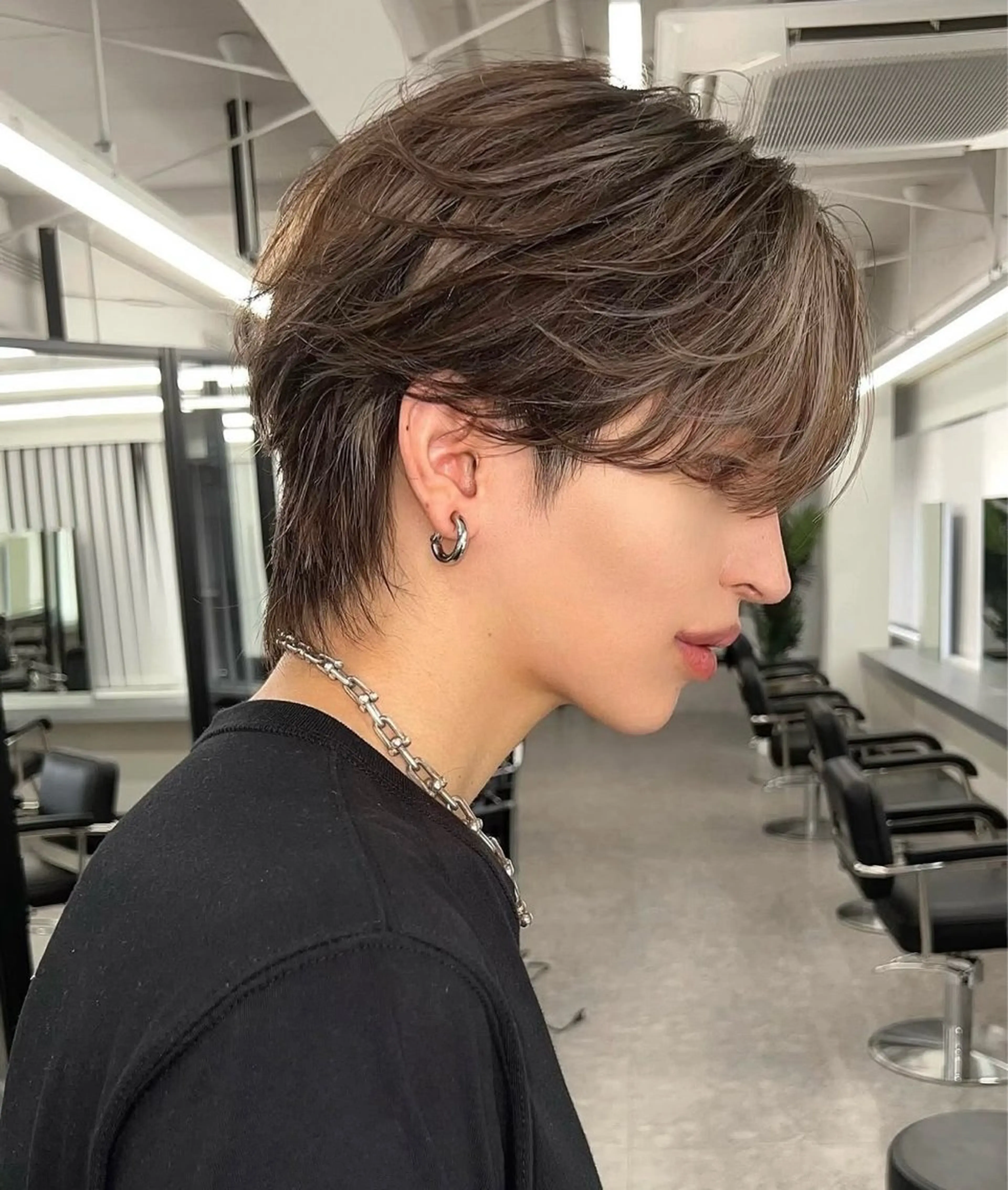 ショート カラー メンズ 曲がる縮毛矯正 髪質改善/西尾 幸樹のヘアスタイル