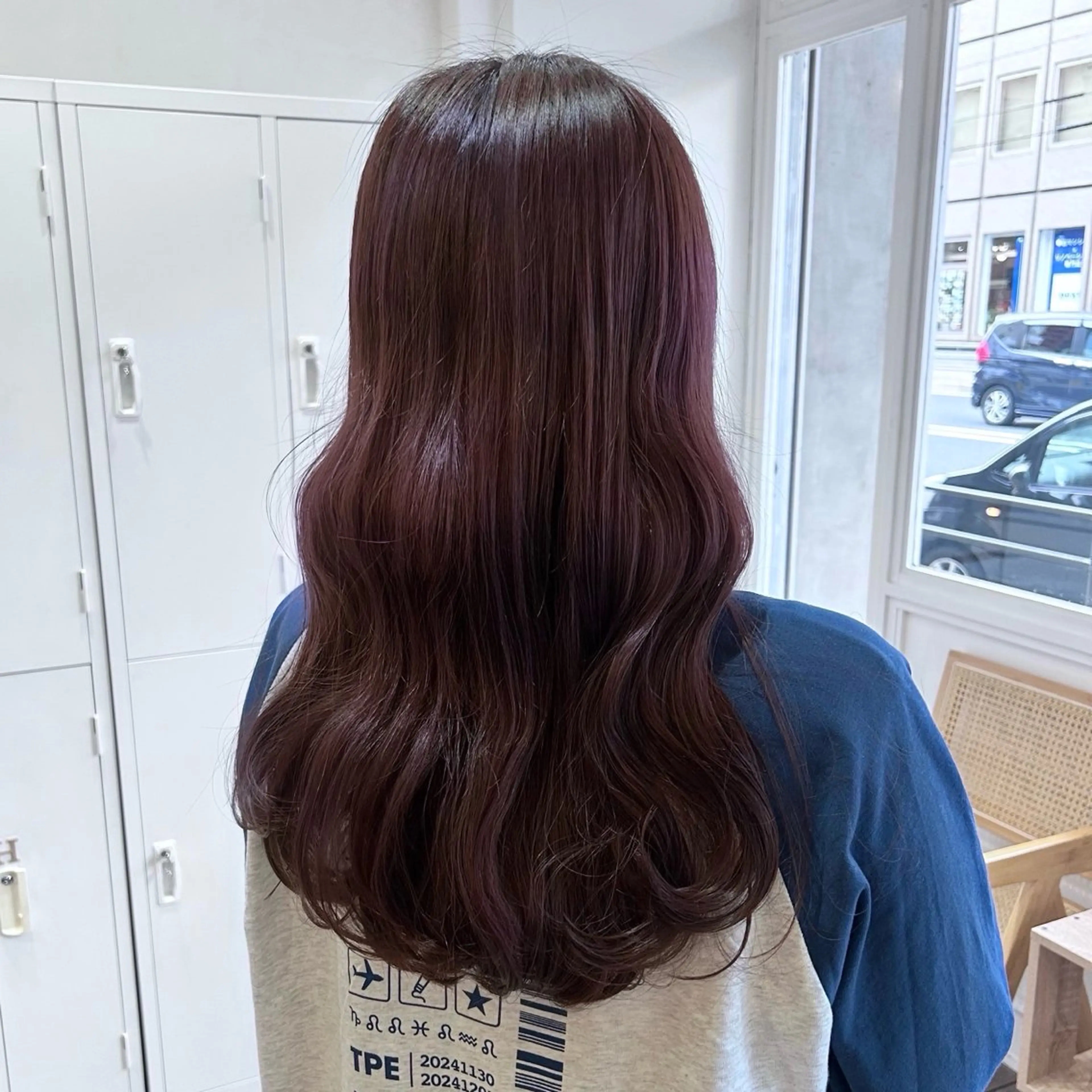 ロング ピンクラベンダー ヘアカラー 🌟azusa🌟 京橋のヘアスタイル