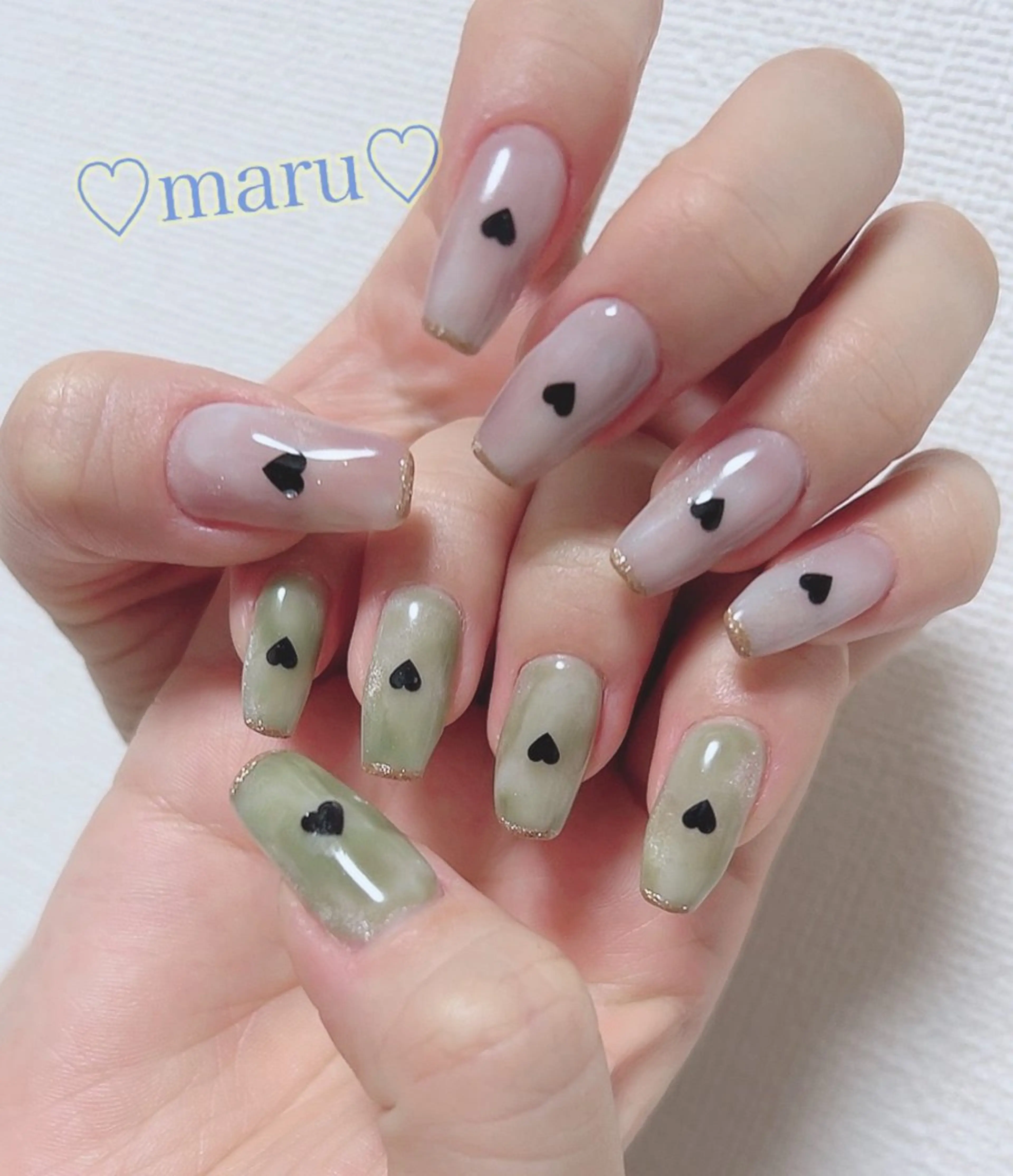 ネイル ハンドネイル フットネイル まるみ ♡のネイルデザイン