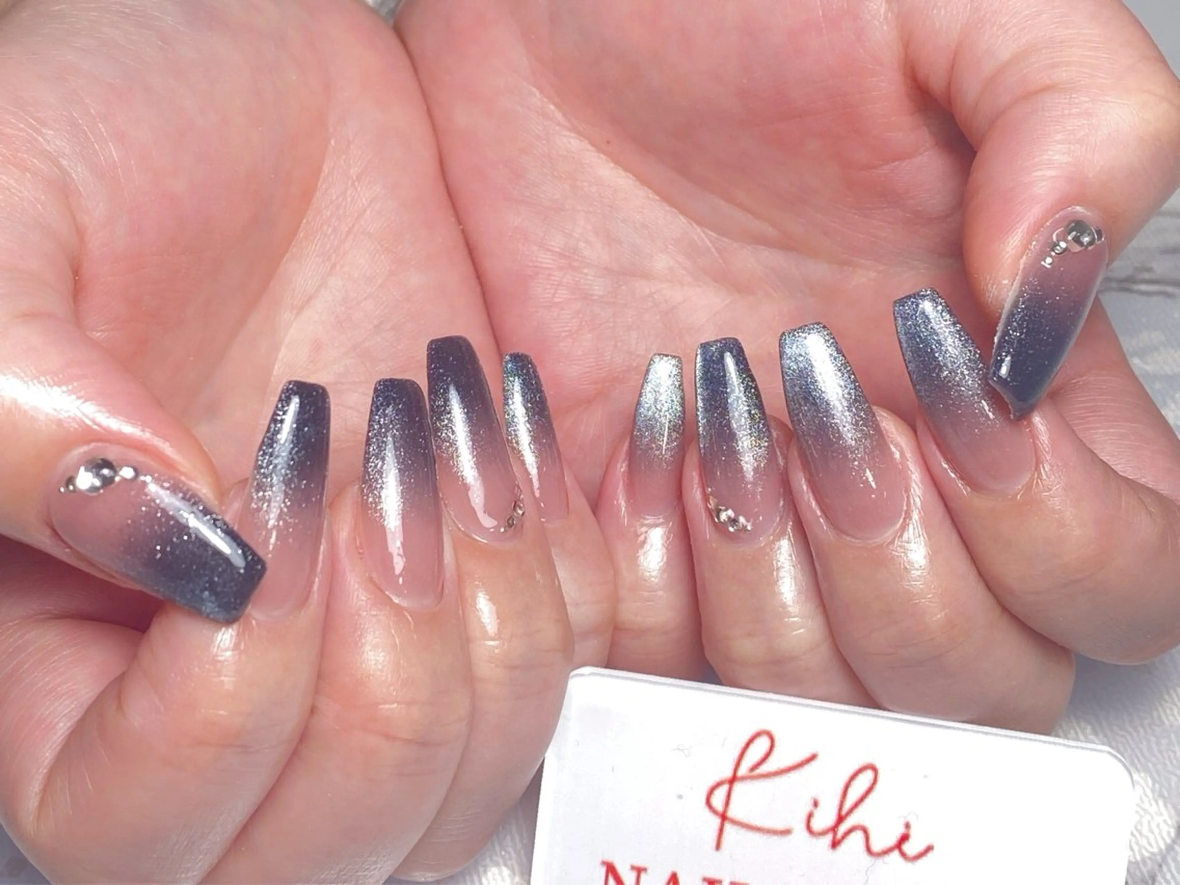 ネイル アートネイル フレンチネイル ジェルネイル グラデーション 韓国ネイル ハンドネイル さくら💮💮 【オフ無料】のネイルデザイン