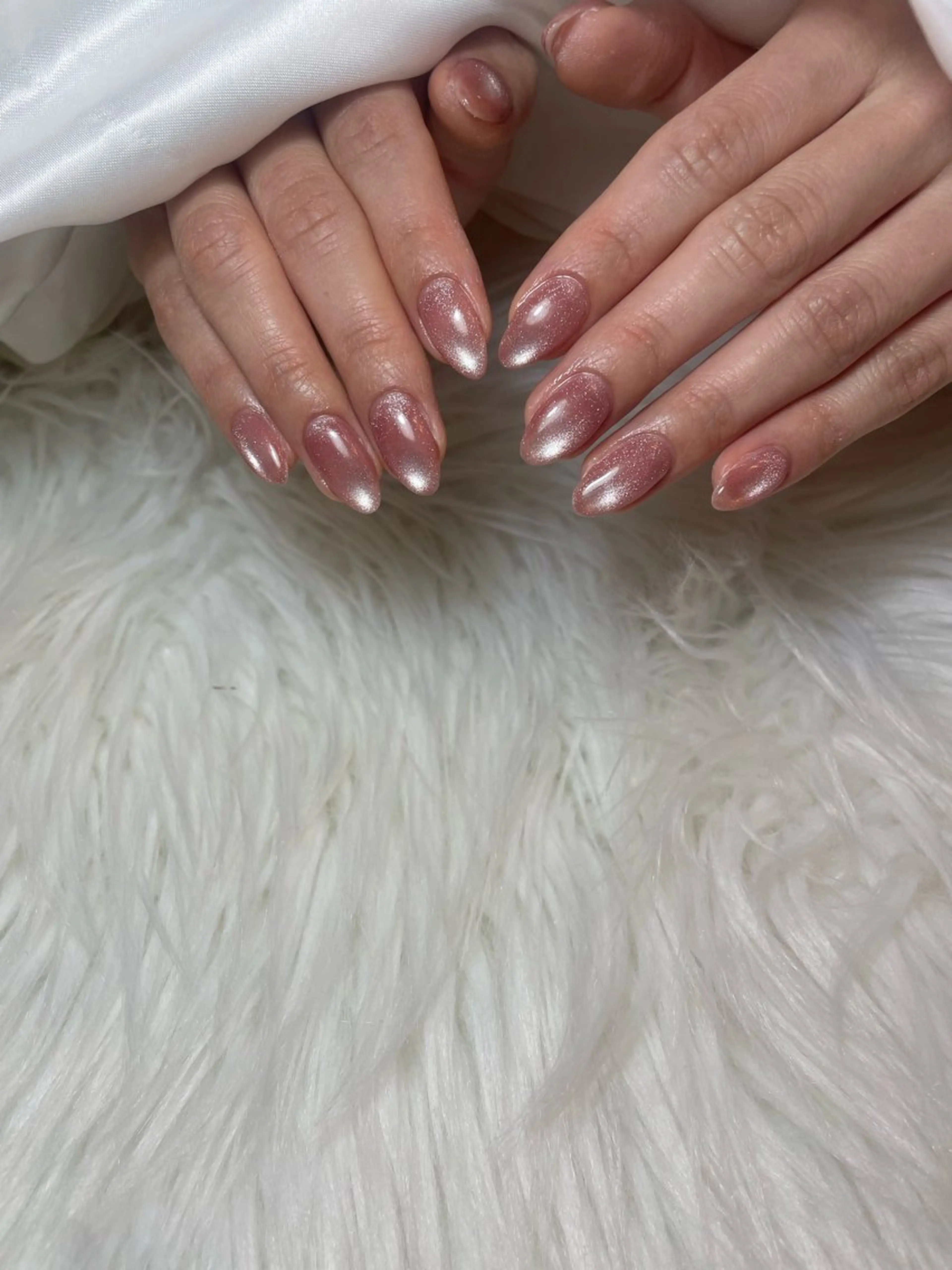 ネイル ブルー キラキラネイル 韓国ネイル マグネットネイル シンプルネイル ハンドネイル timtam --sakiのネイルデザイン