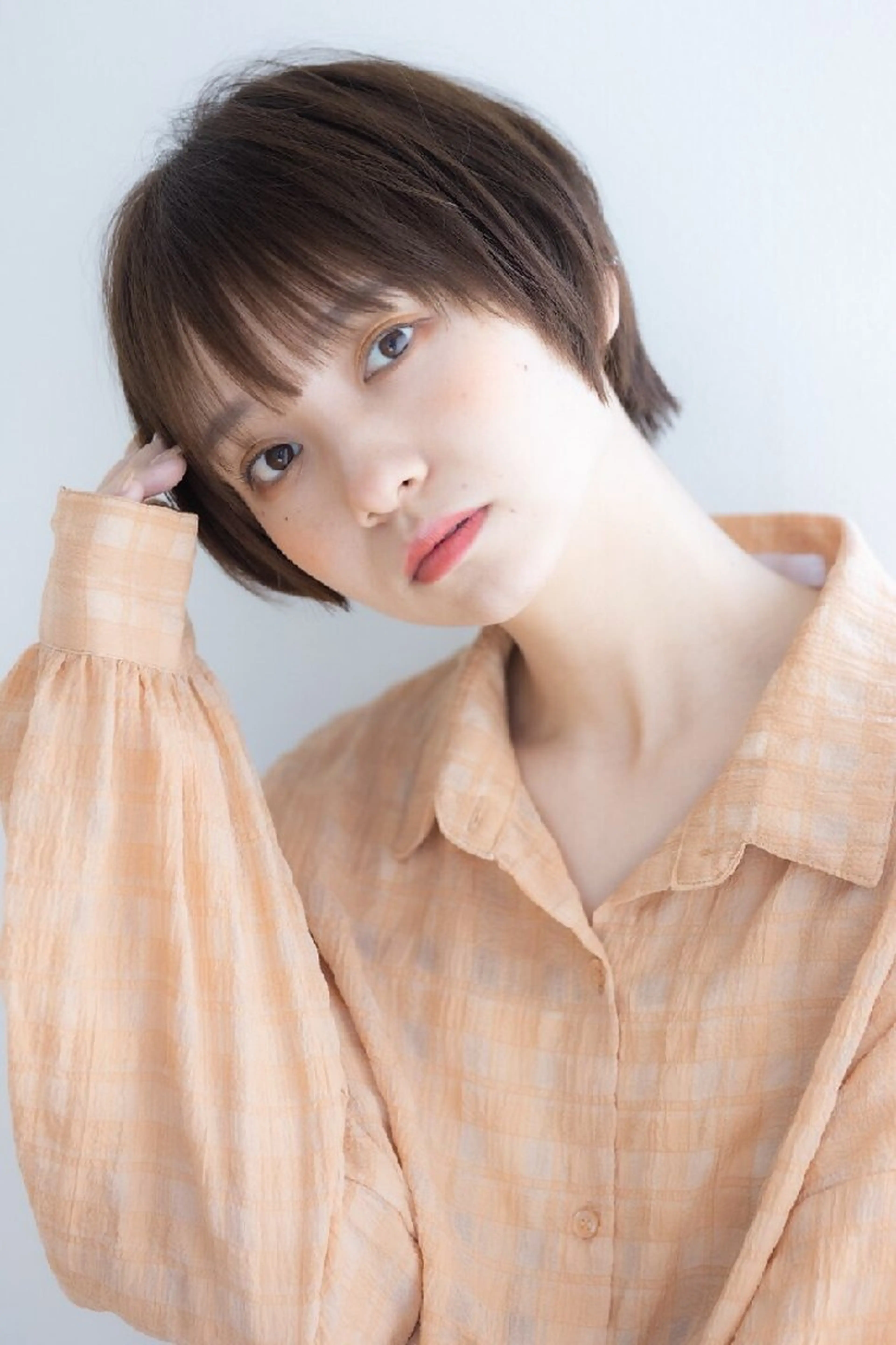 ショート カラー 特別価格で営業中‼️ レム髪質改善のヘアスタイル