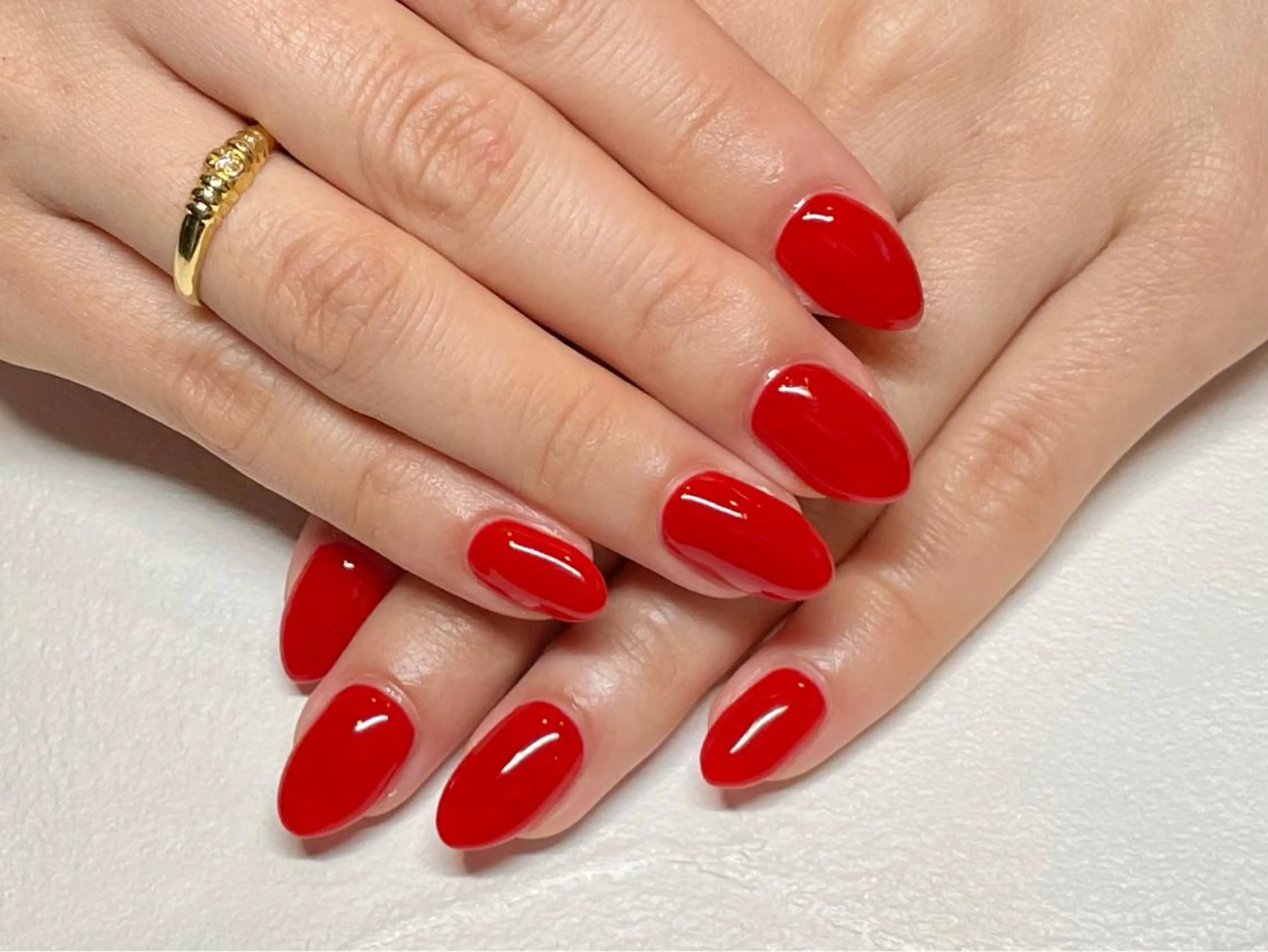 ネイル ワンカラーネイル ささき れいなのネイルデザイン