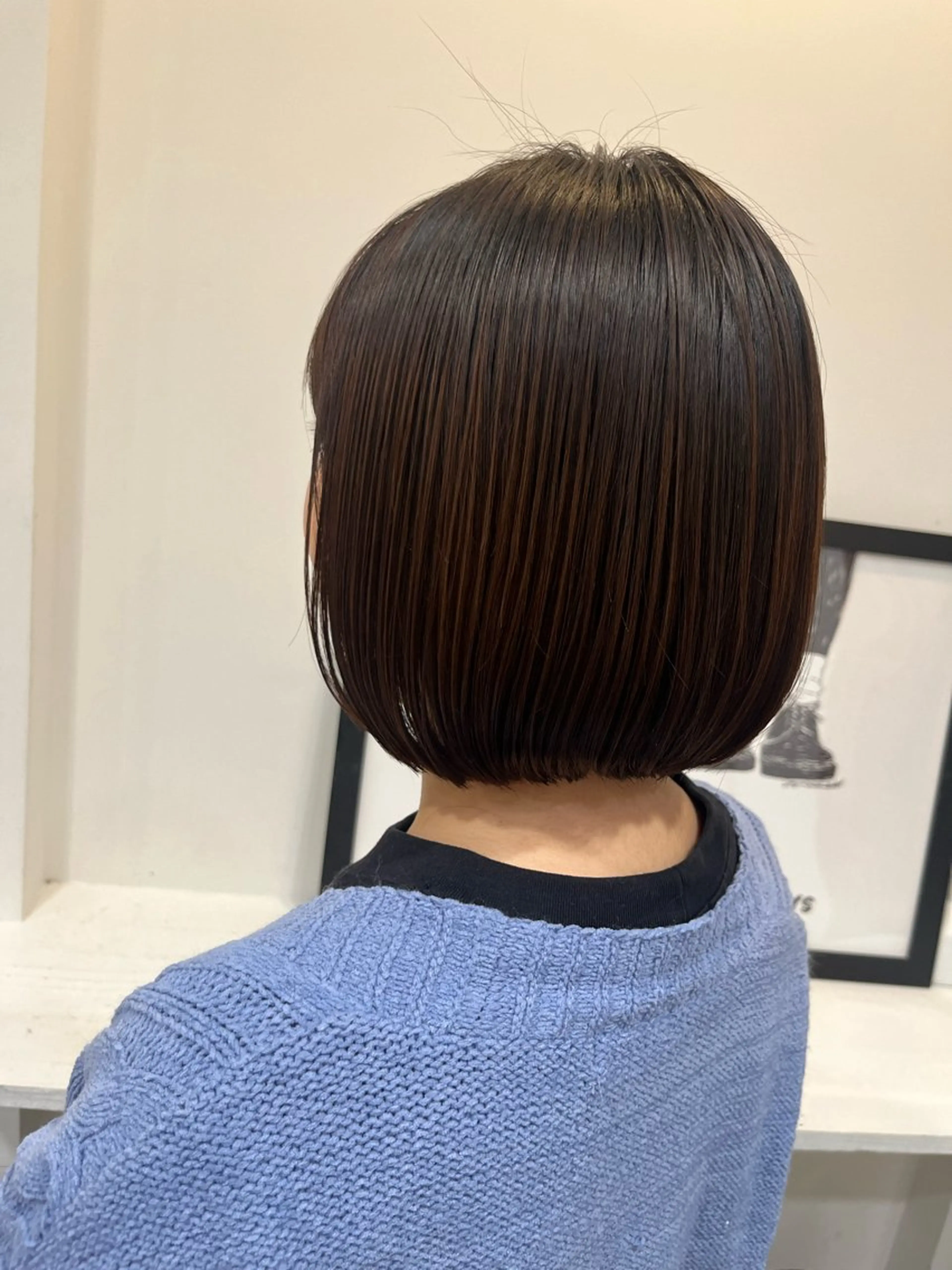 ショート ボブ カット 無料カットモデル‪✨ ✂️Nanami🌷のヘアスタイル