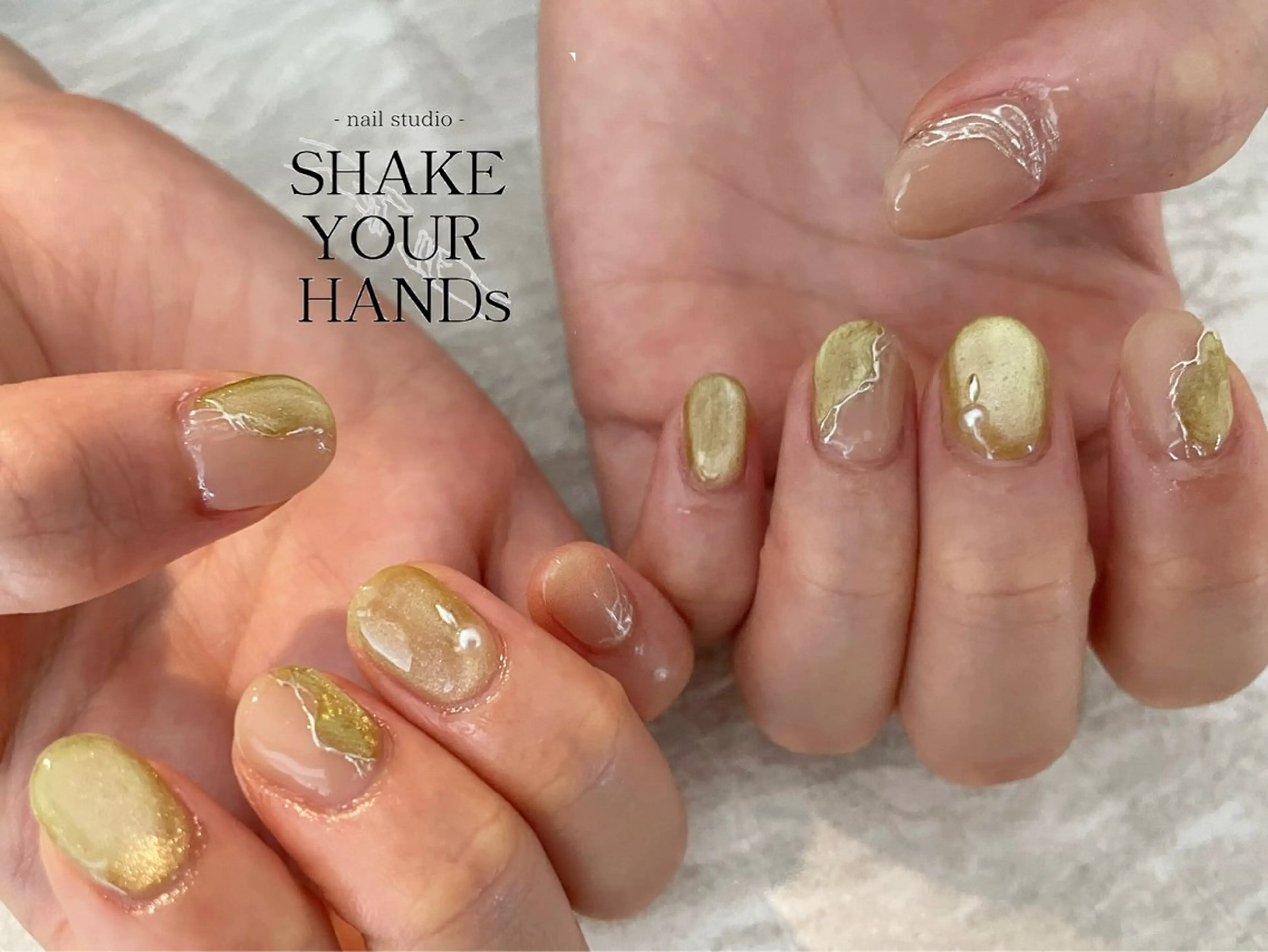 ネイル ハンドネイル ネイルスタジオ シェイクユアハンズのネイルデザイン