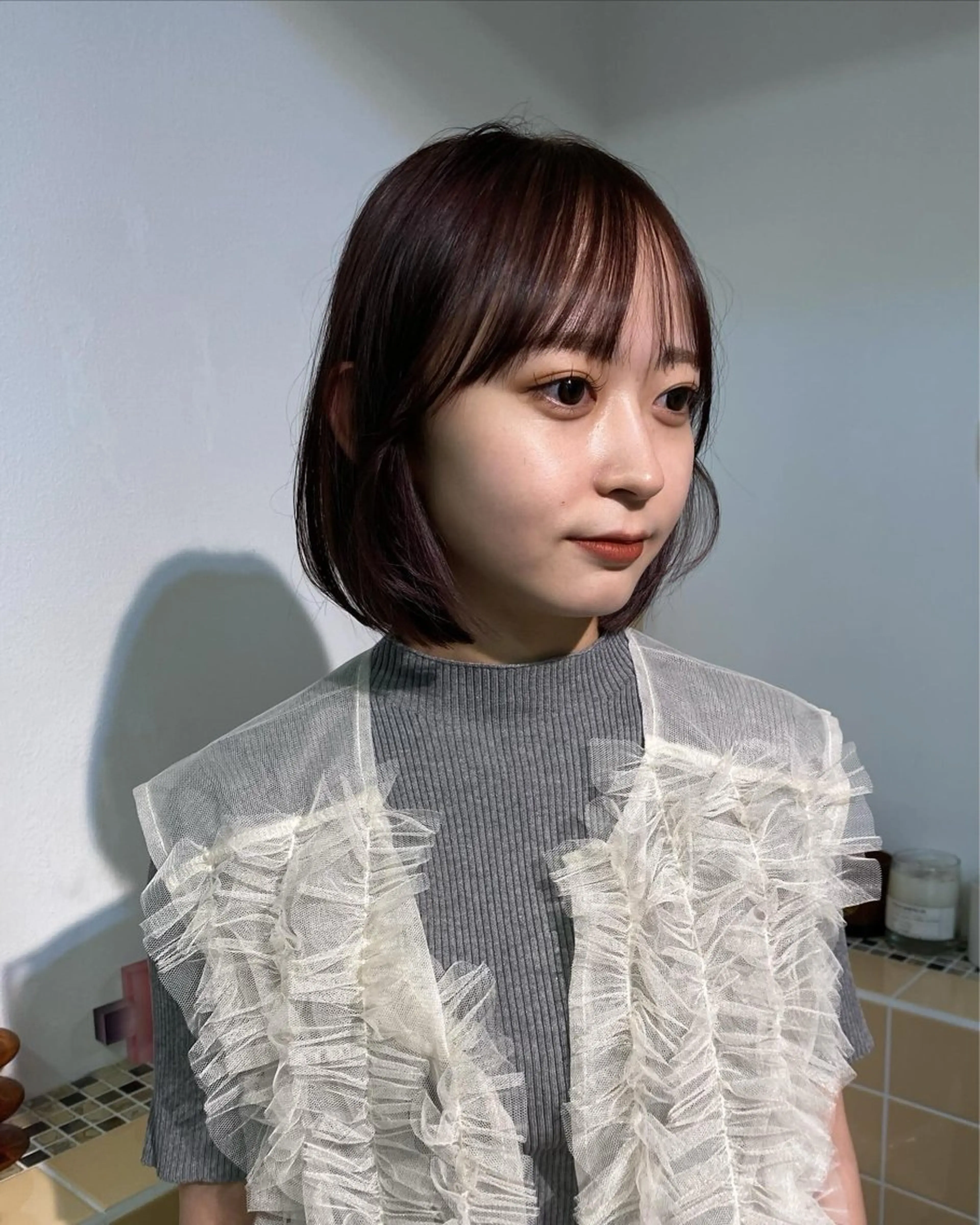 ミディアム カラー iroha/ n.w.h🎀のヘアスタイル