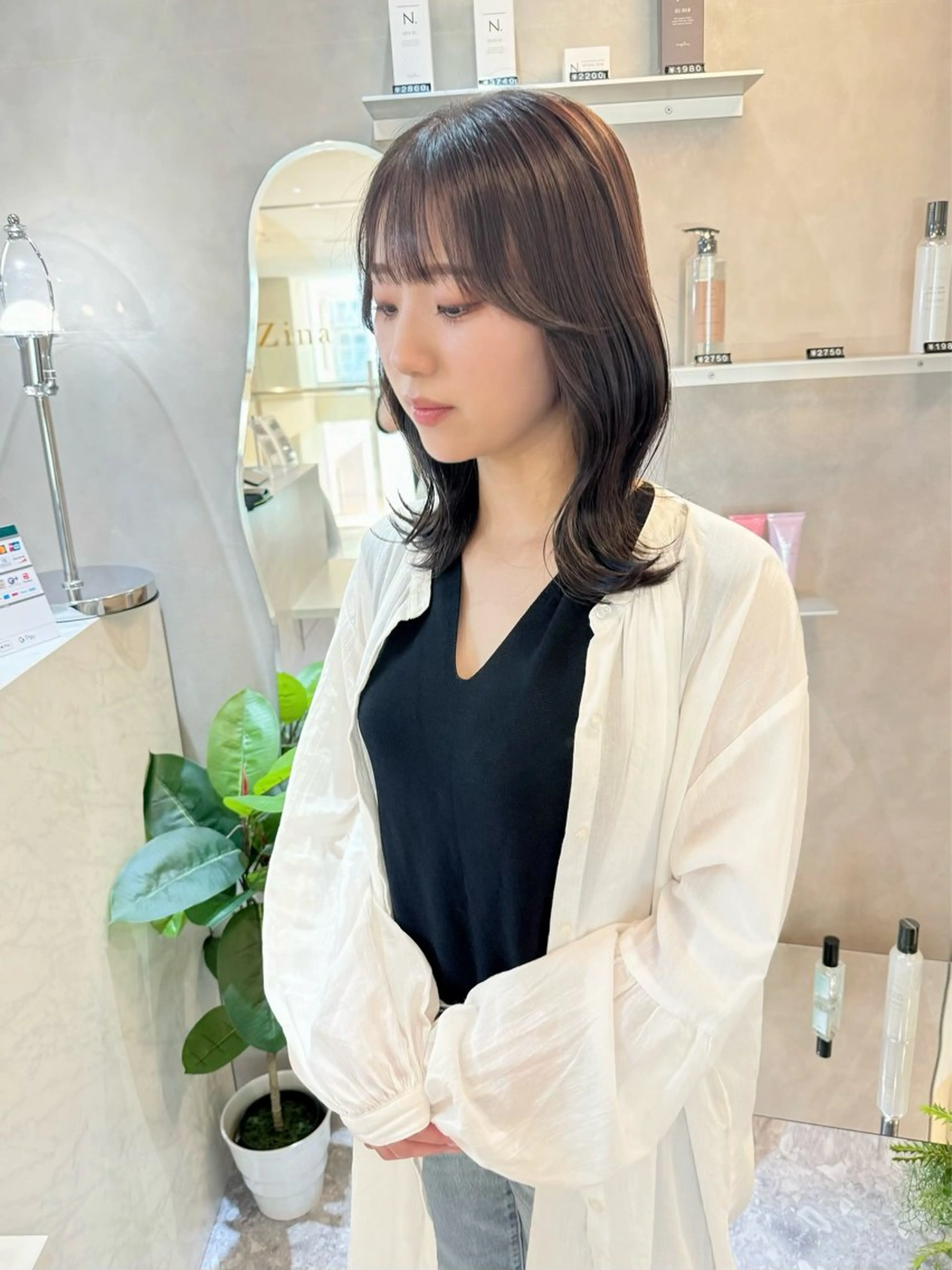 💎カット＋ブランドケアカラー＋オッジィオットトリートメントの写真