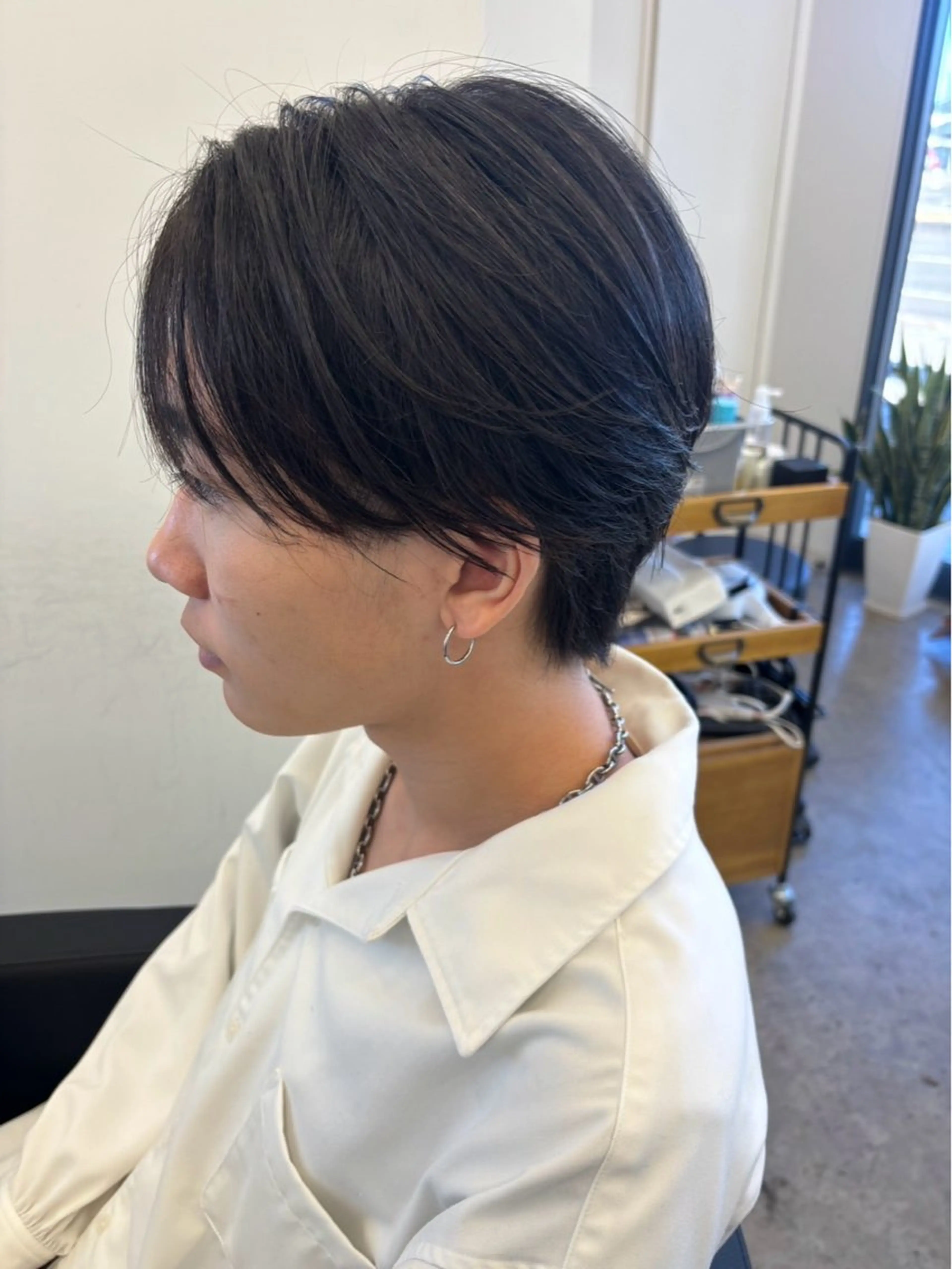 🙎‍♂️メンズカット+ナチュラル縮毛矯正¥16170→¥9900 (カットは別スタイリスト)の写真