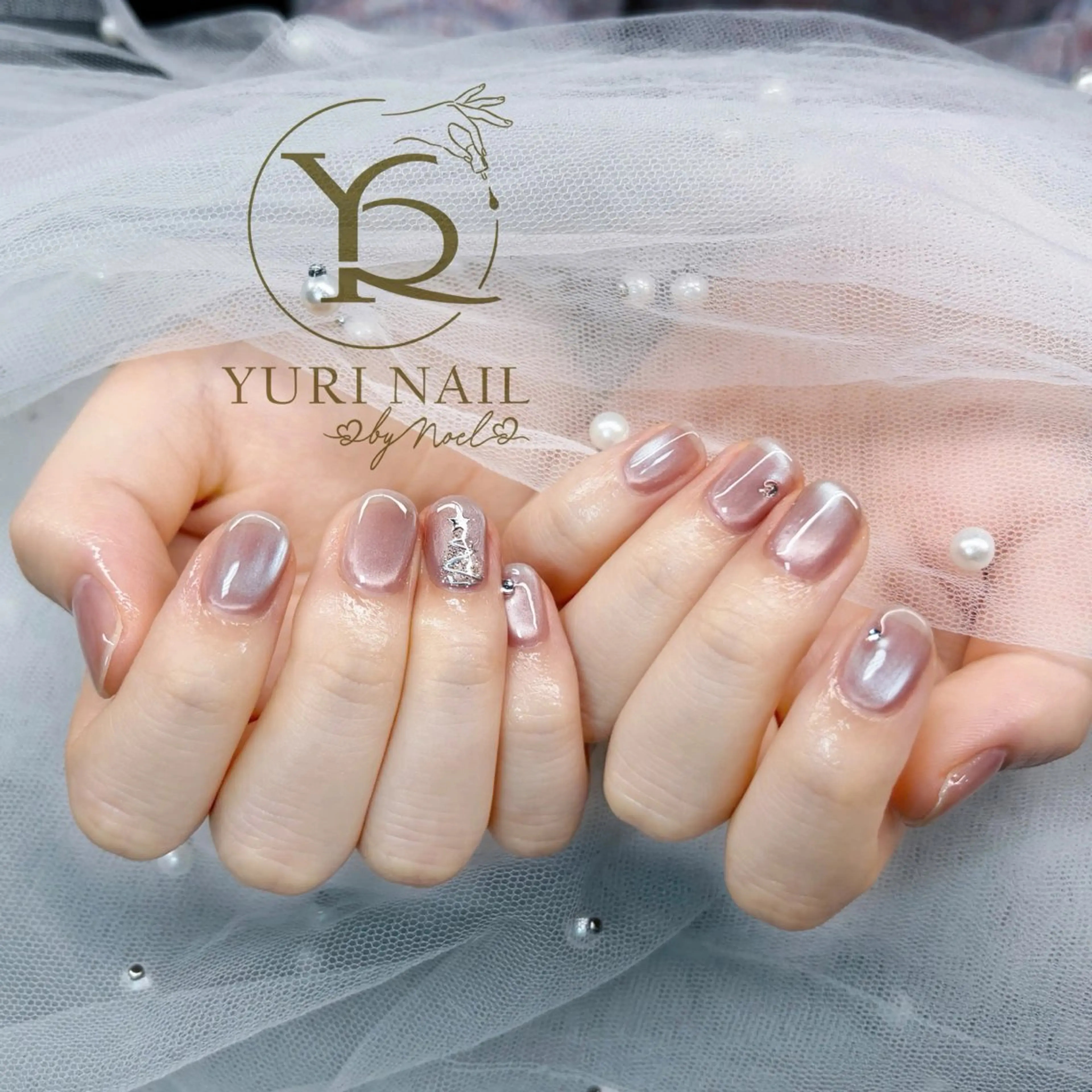 ネイル チークネイル フットネイル グラデーション 韓国ネイル 持ち込み Kawaii Nail Salon所属・YURI NAIL NARITAのネイルデザイン