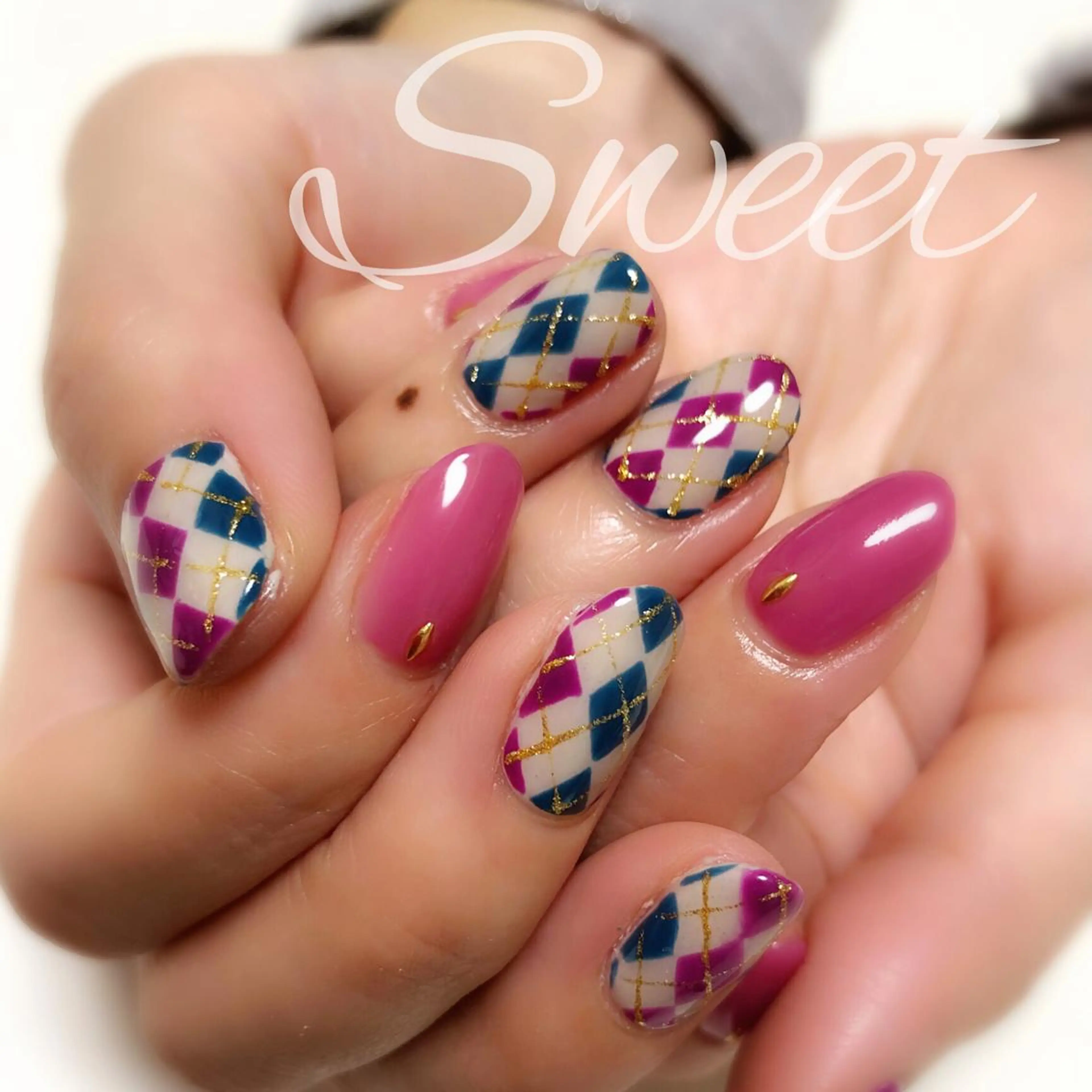 ネイル sweet 仲野陽子のネイルデザイン