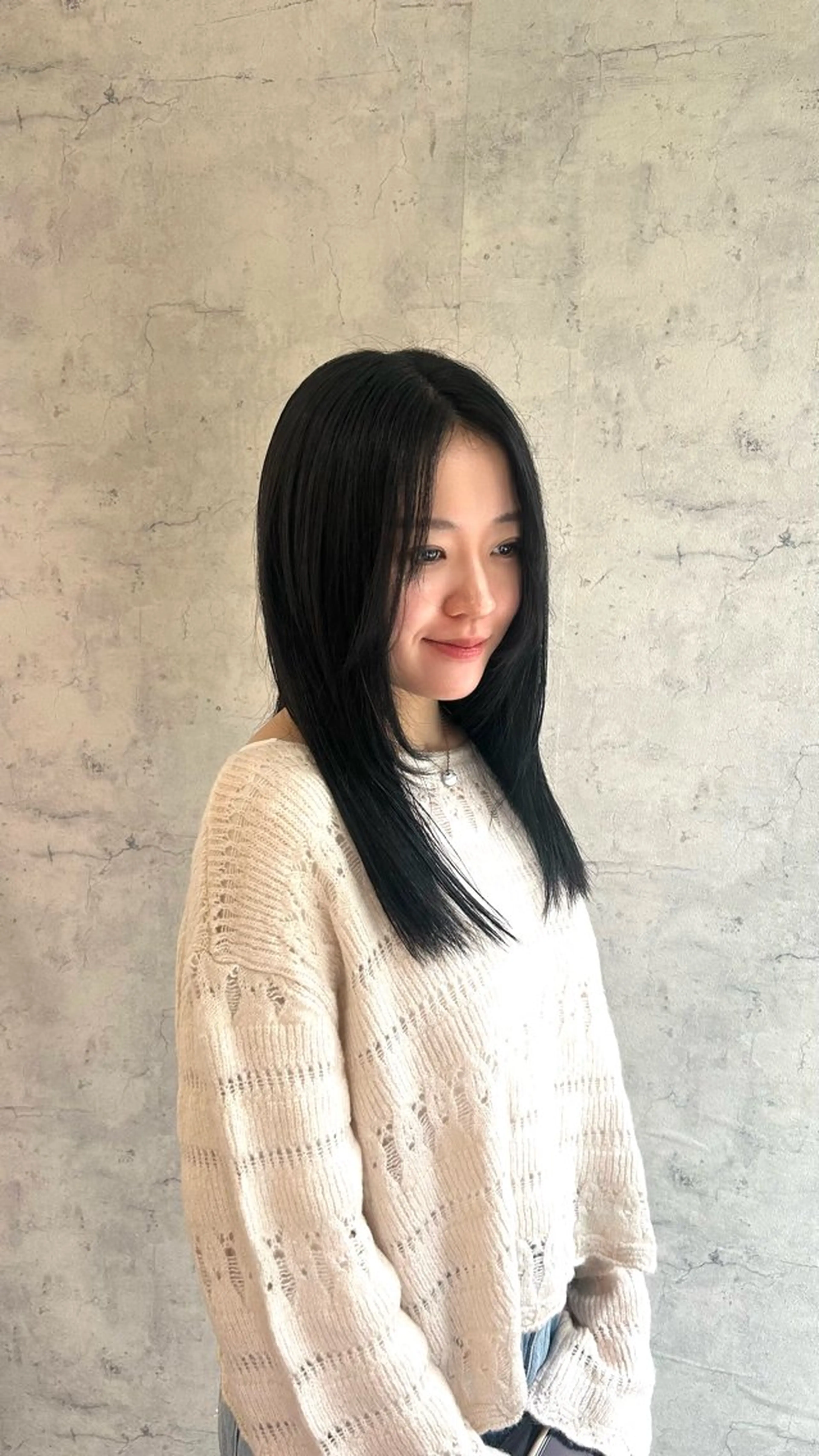 セミロング カット ヘアカラー ボブレイヤー/ ブリーチ/miyuuのヘアスタイル