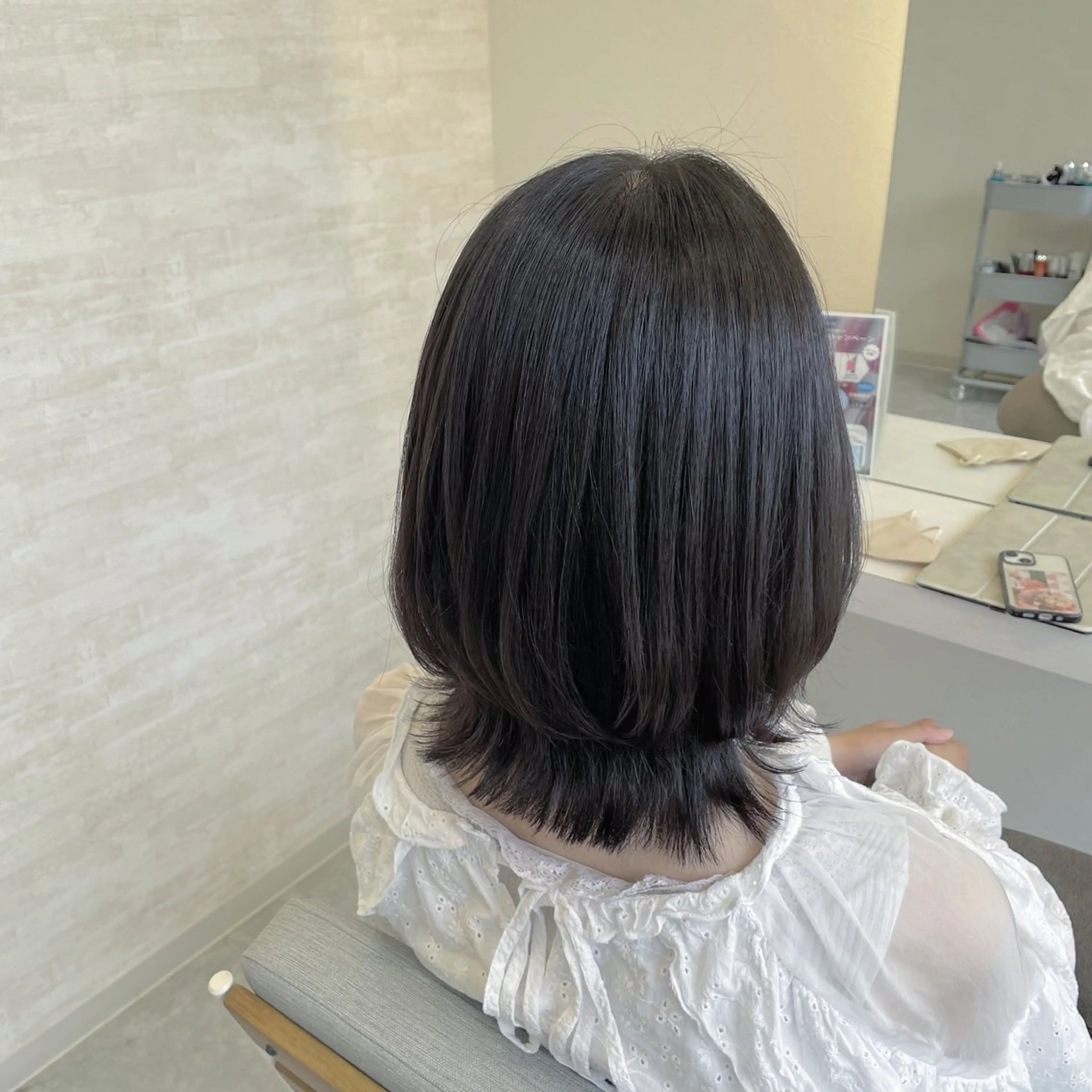 ミディアム カラー 髪質改善&ヘアケア /菊池琉那のヘアスタイル