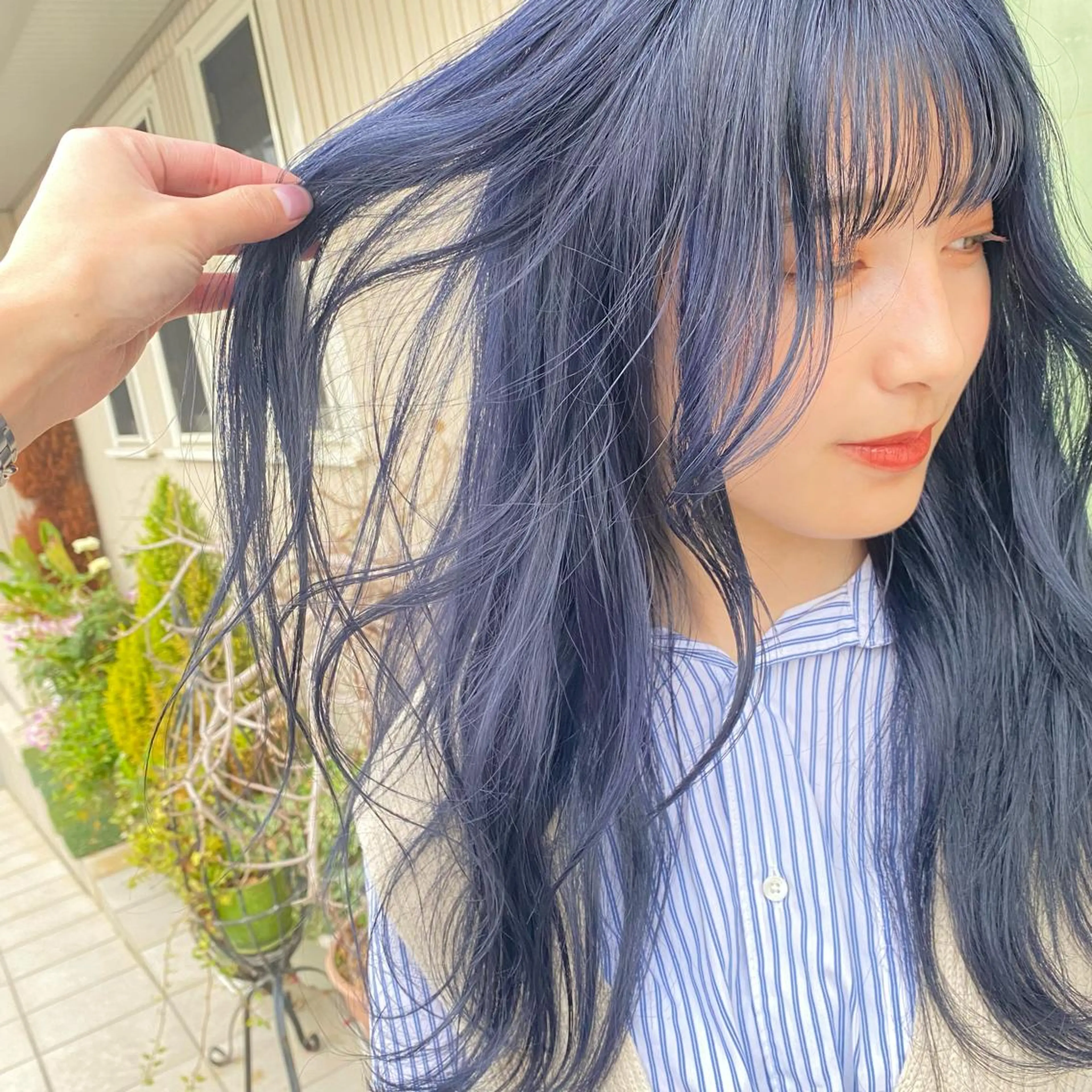 ロング ヘアカラー y.s.h所属・ハイトーンカラー🌈 メンズパーマ鈴木康平のヘアスタイル