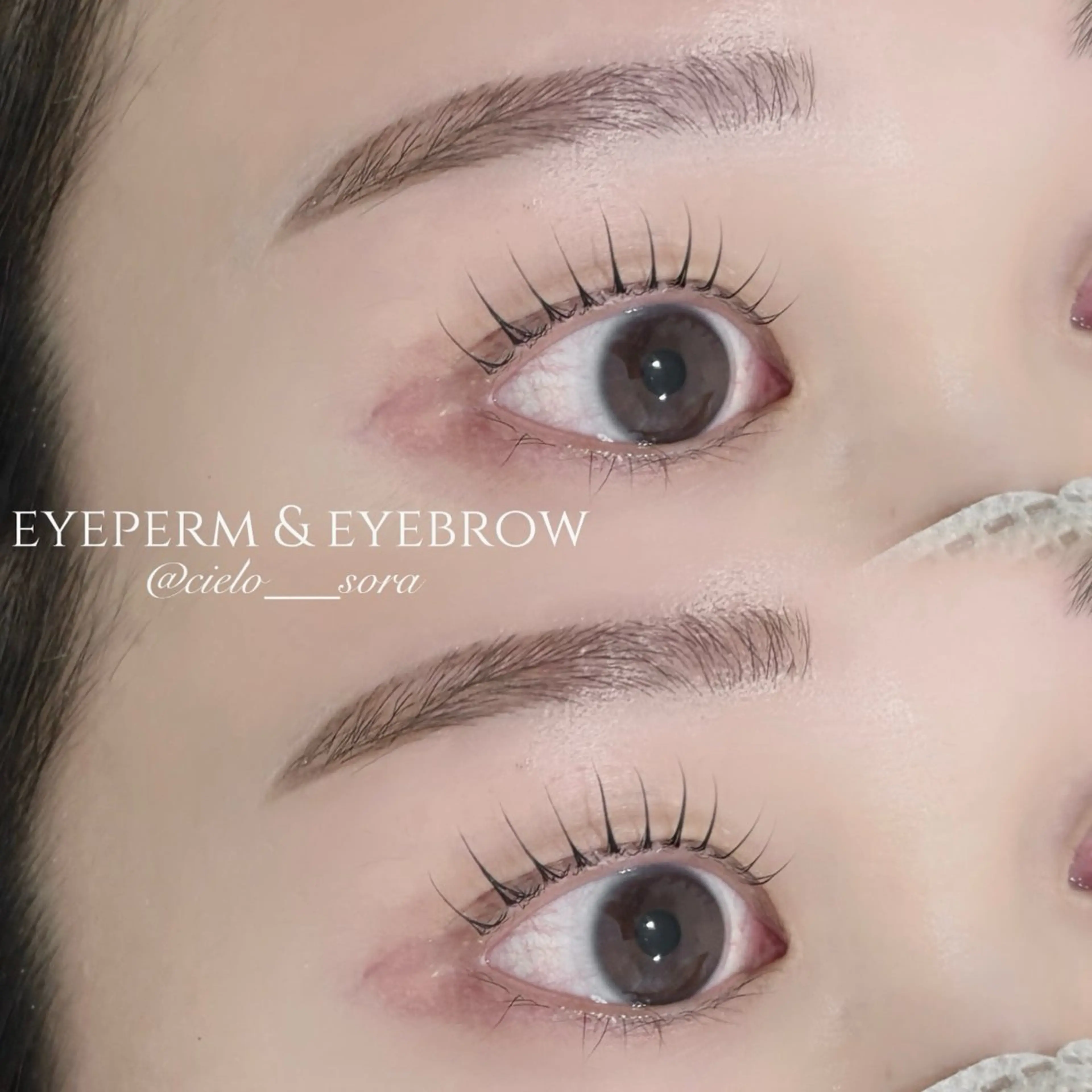 【ご新規様🎀】まつ毛パーマ×美眉アイブロウ✴︎セットメニューの写真