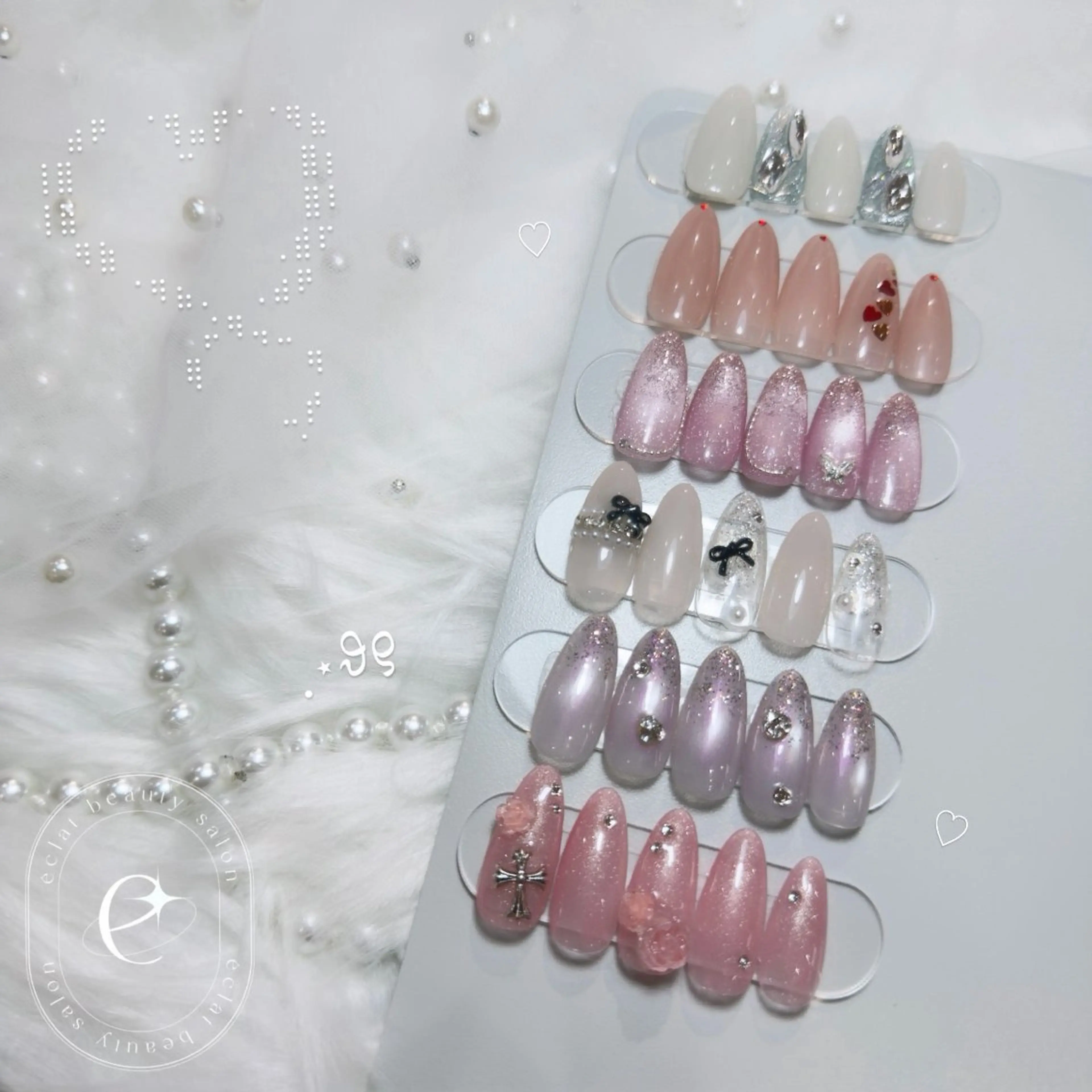 ネイル ハンドネイル eclat Kaedeのネイルデザイン