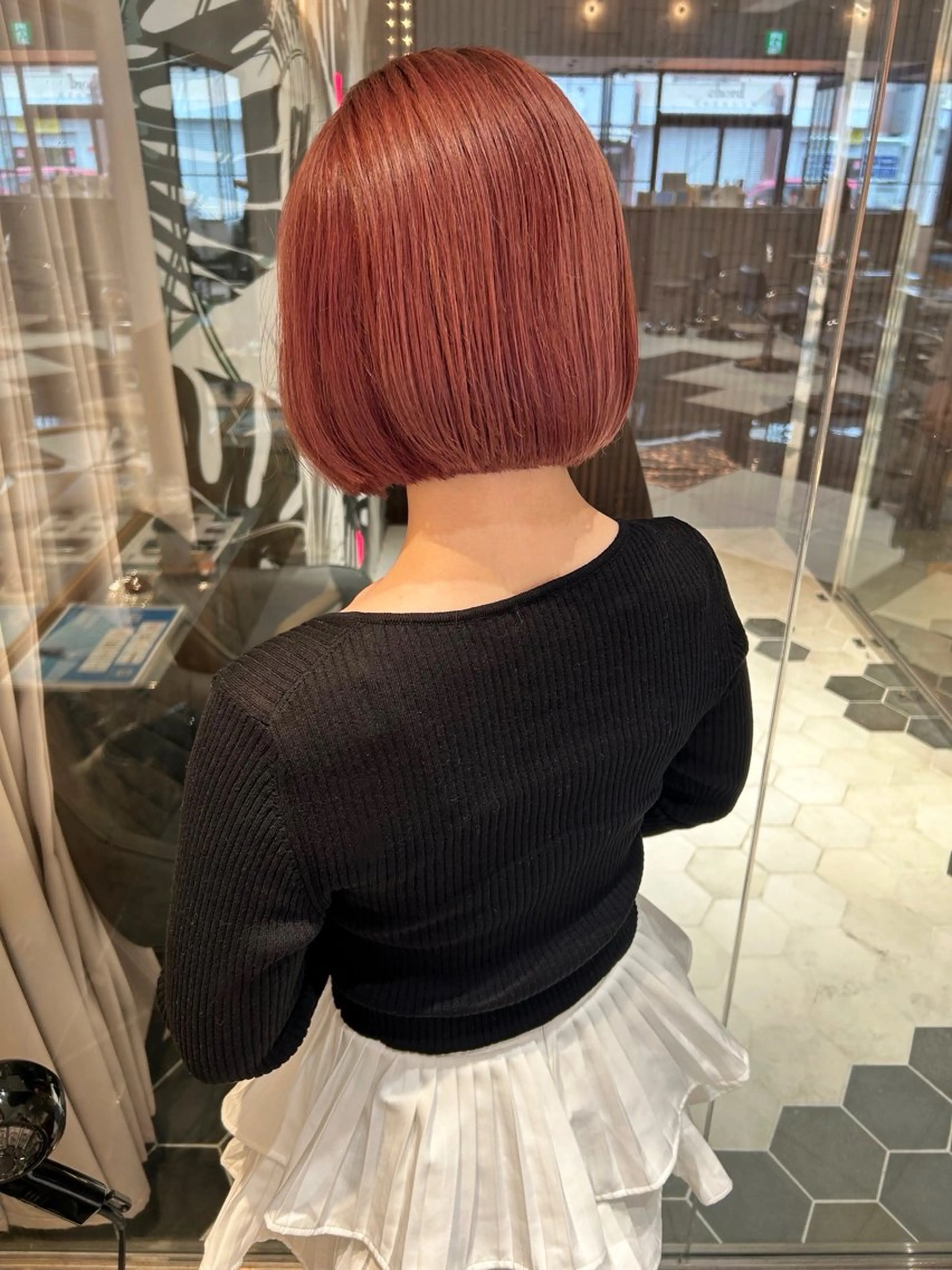 大人気セットメニュー🌷ボブカット＆ワンカラー＆2stepトリートメント🌷の写真