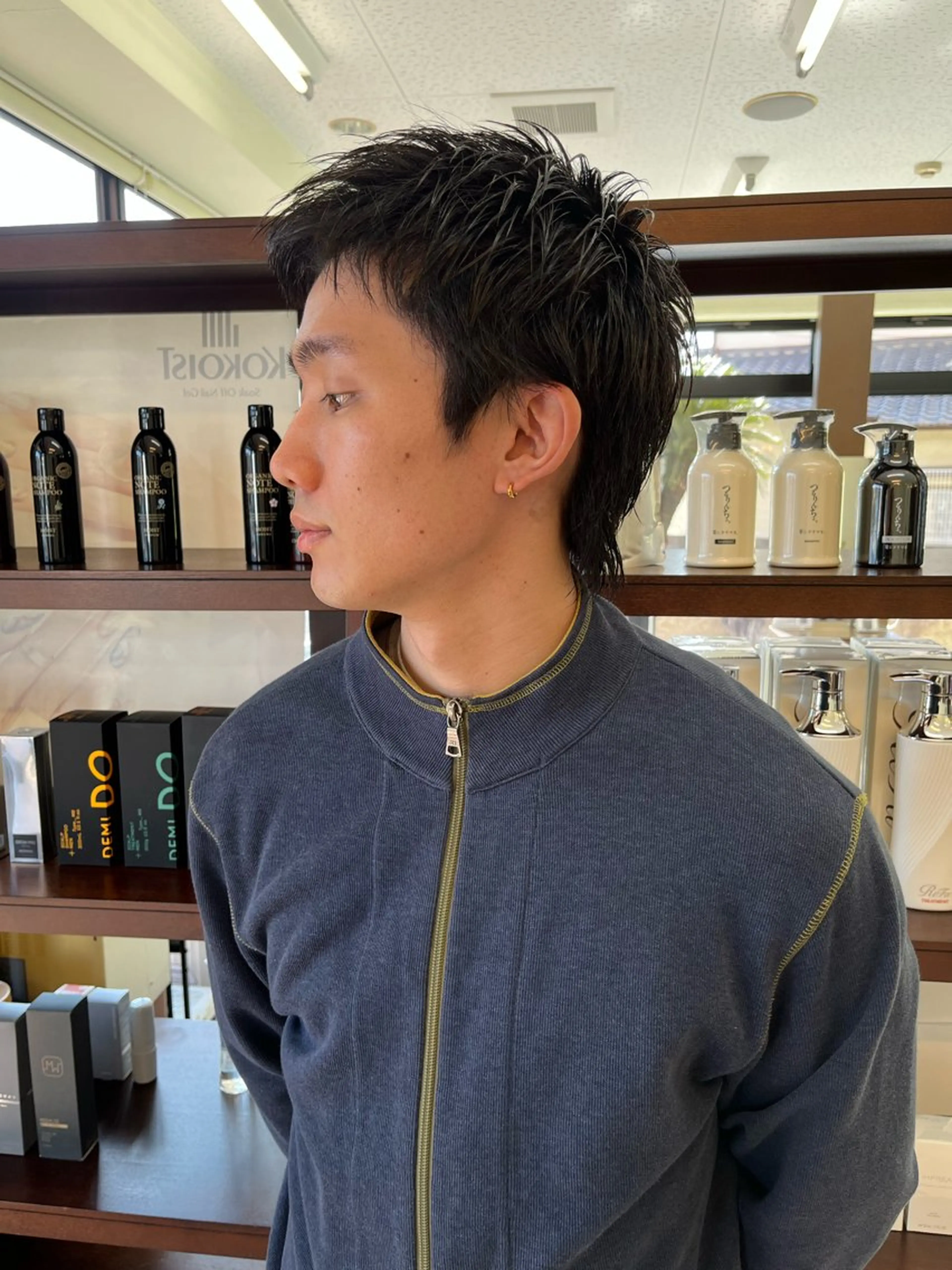 ショート メンズ メンズハイトーン メンズパーマ スパイキーショート ショートヘア BALANCE.／ 樋口智士のヘアスタイル