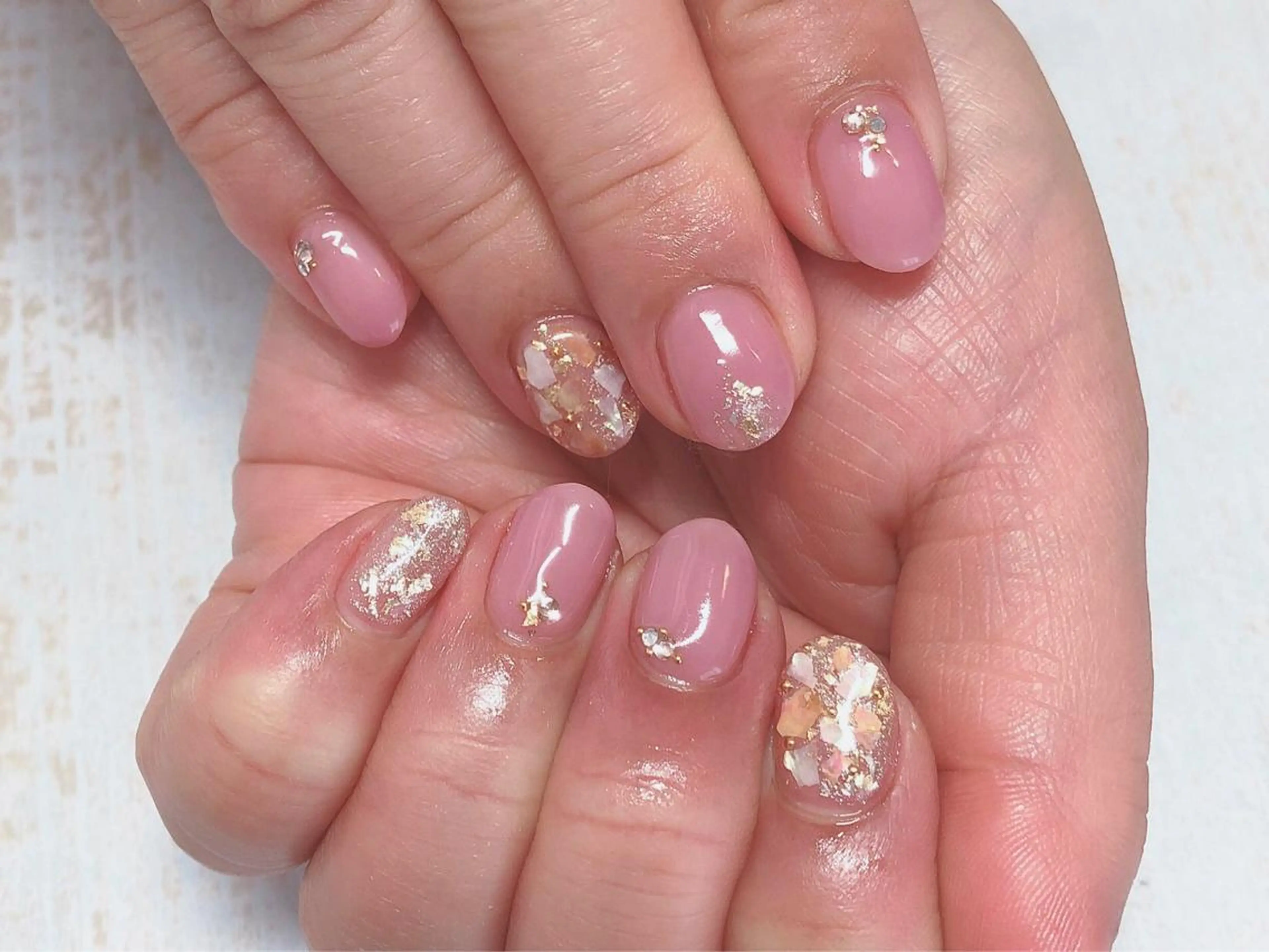 カラー 𖡼 yumenoのネイルデザイン