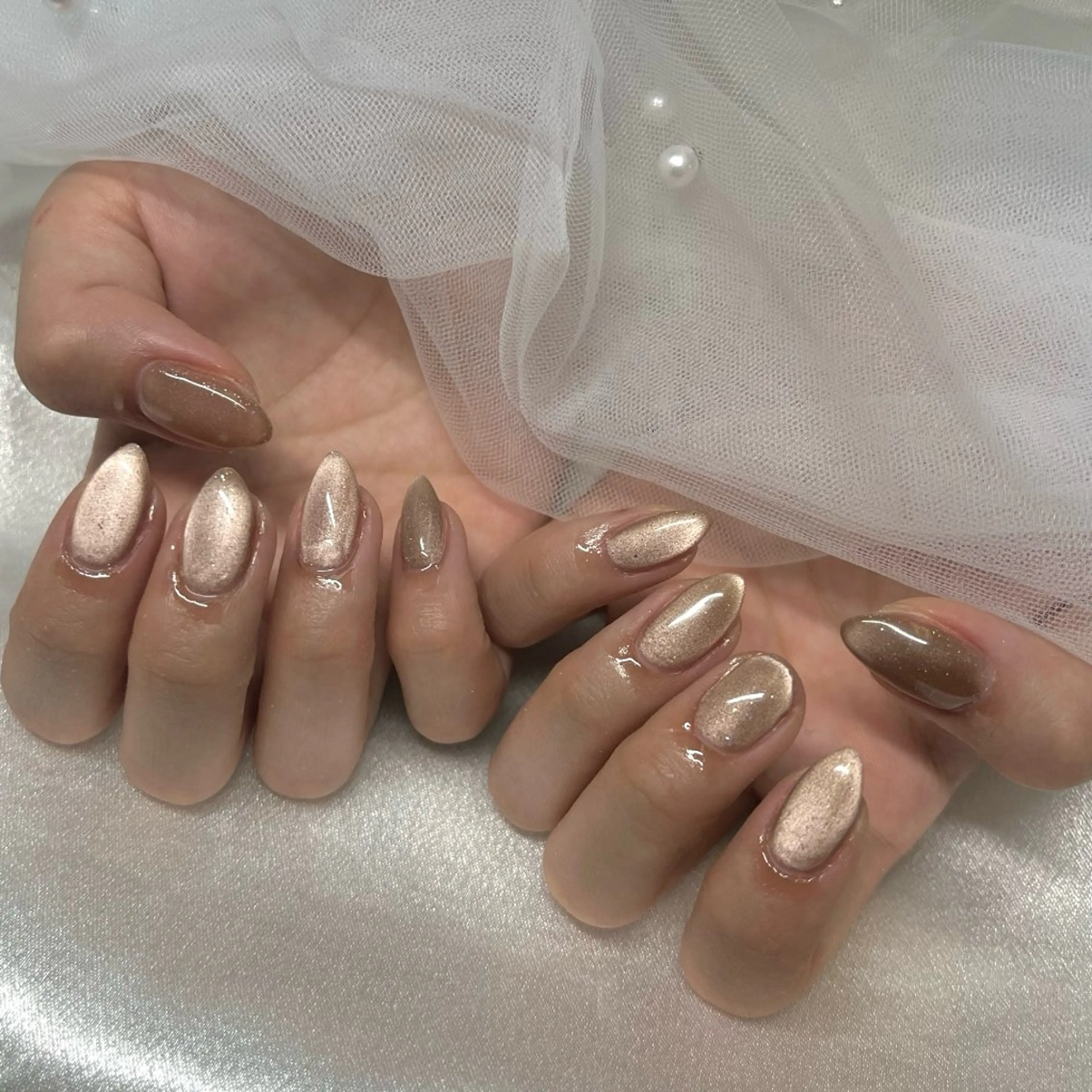 ネイル 中元 月のネイルデザイン