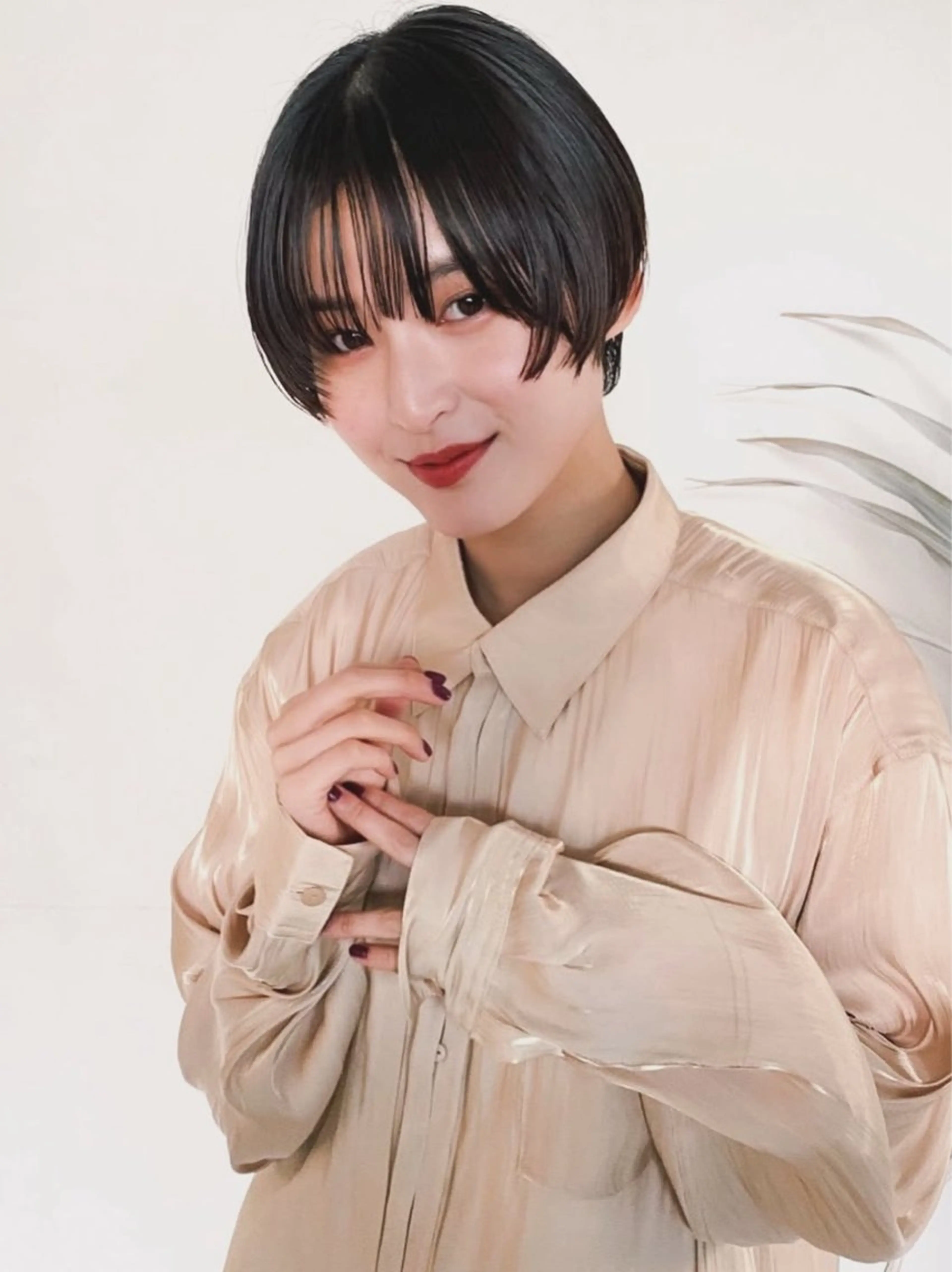 ショート 顔まわりレイヤー レイヤーカット 似合わせカット ショートヘア 韓国風 レイヤー/seiyaのヘアスタイル