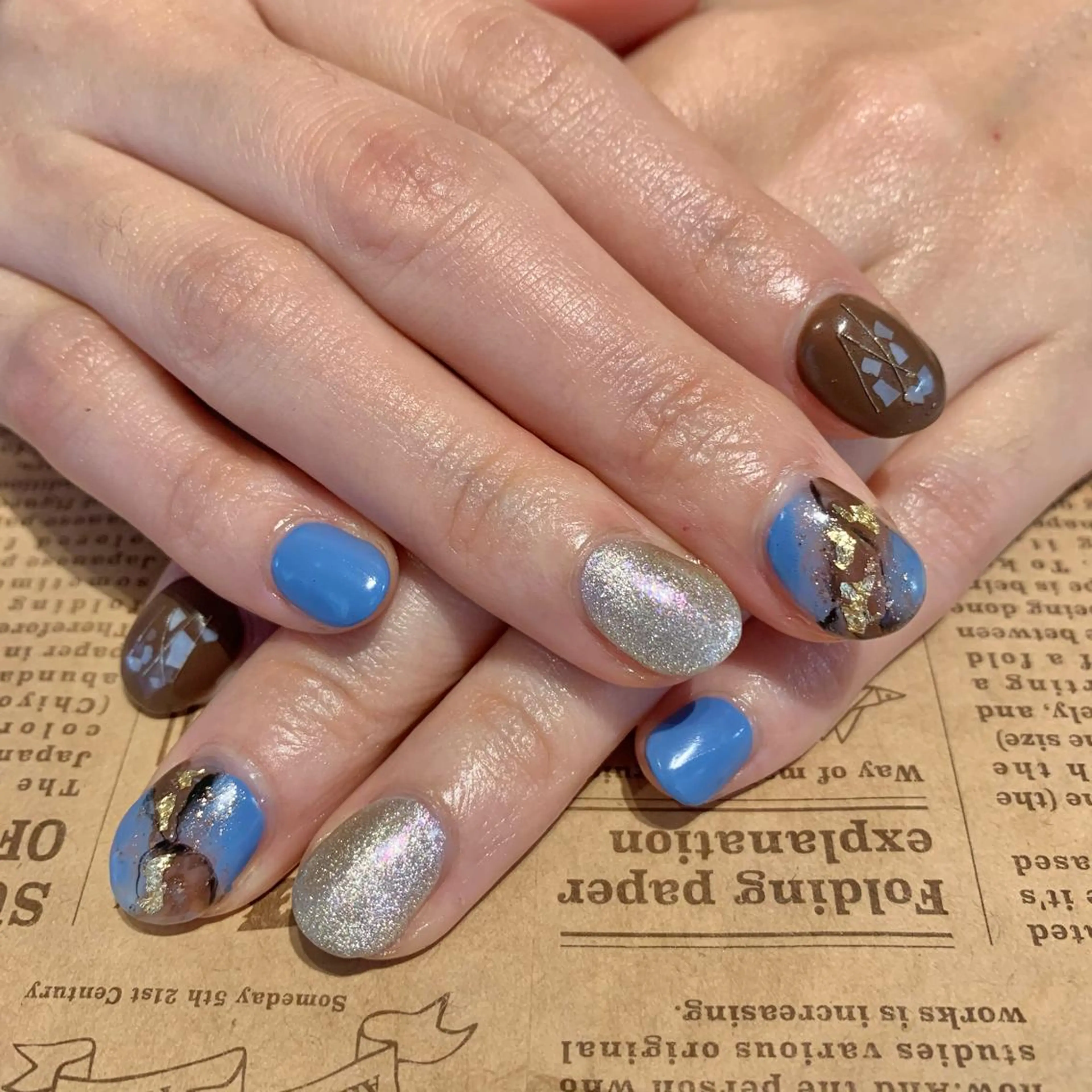 ネイル ニュアンスネイル imymemine所属・渡邊 束紗のネイルデザイン