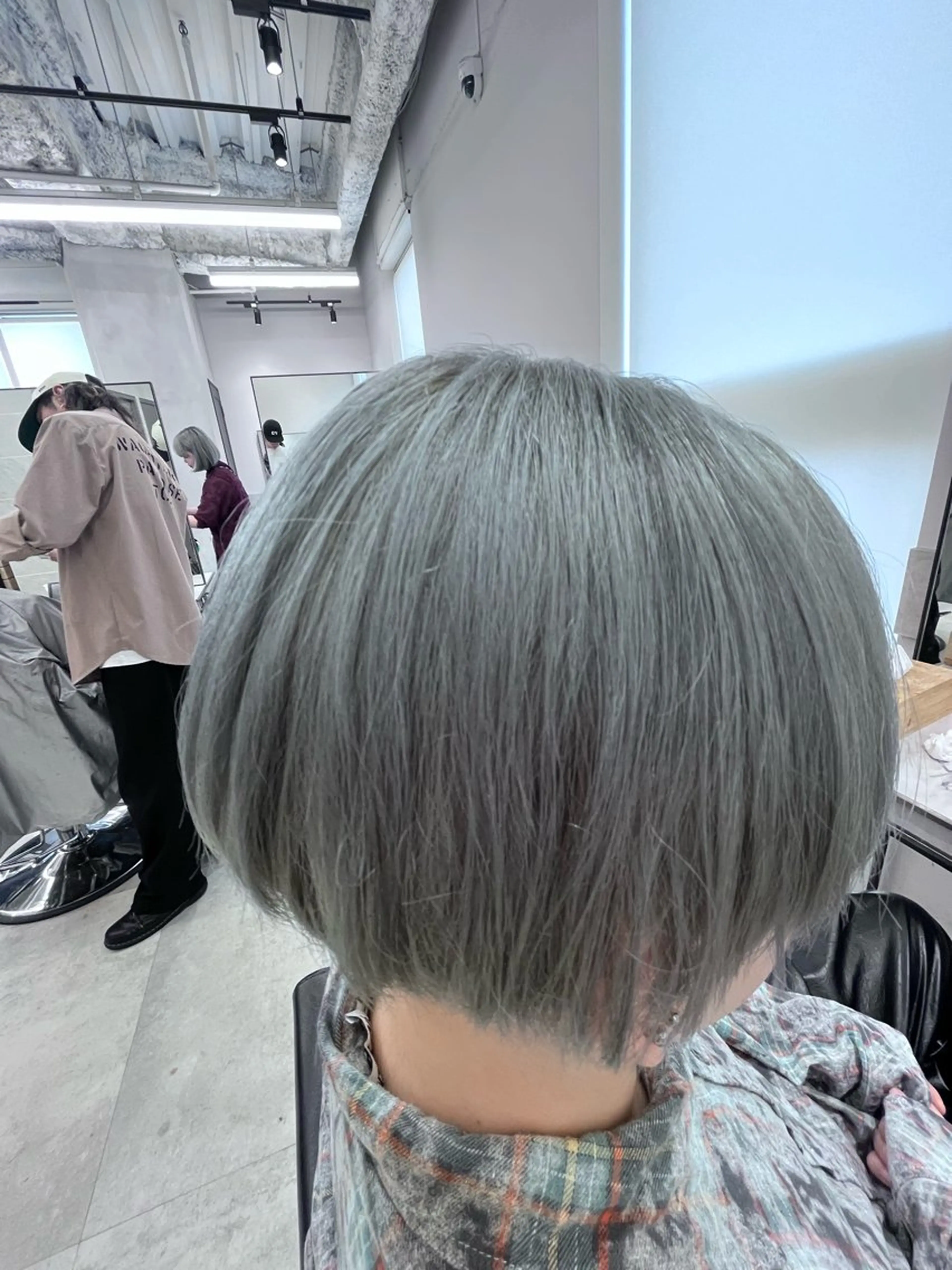 ショート カラー カット ヘアカラー トリートメント ハイトーンカラー/ 田中和磨のヘアスタイル