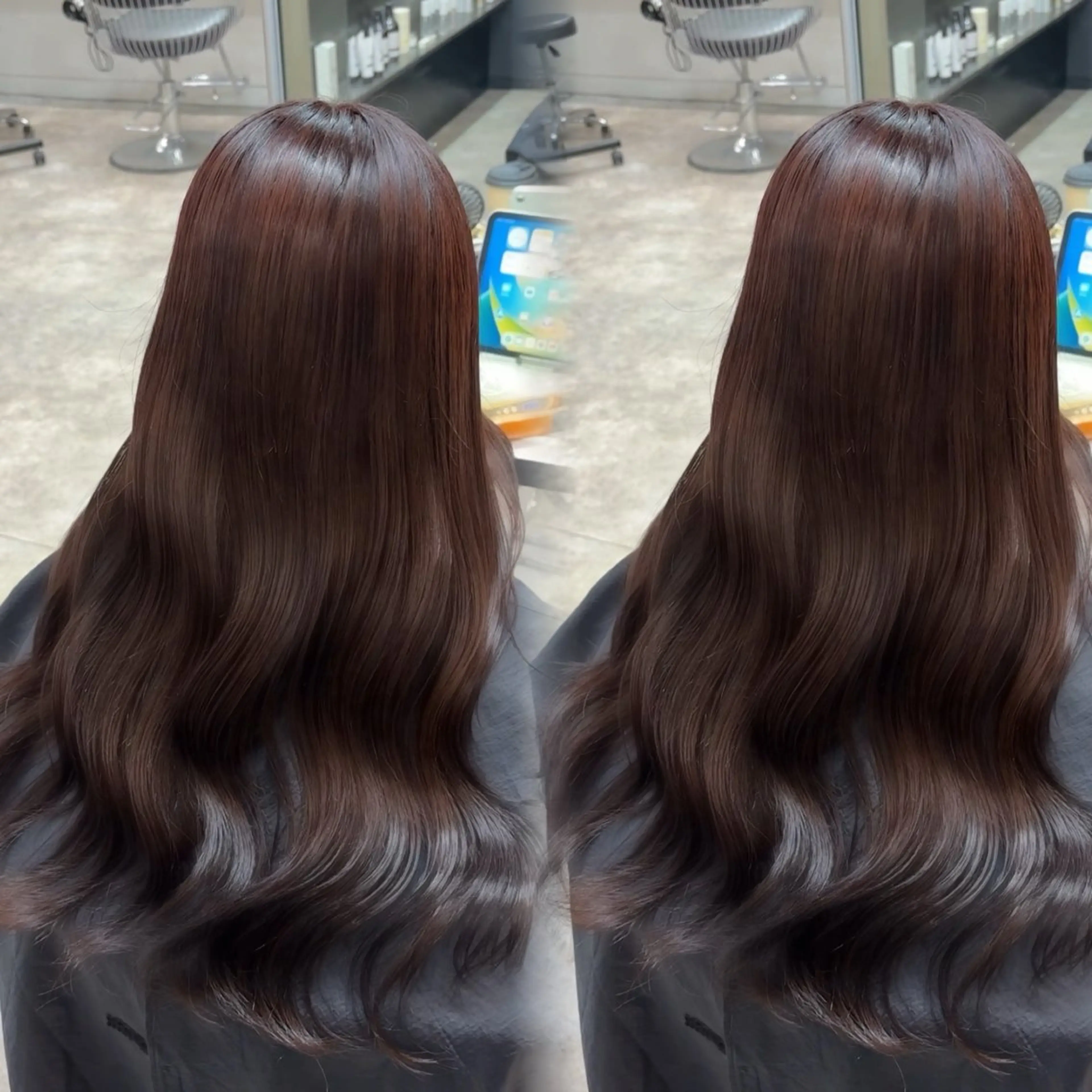 ロング 吉成 葉南のヘアスタイル