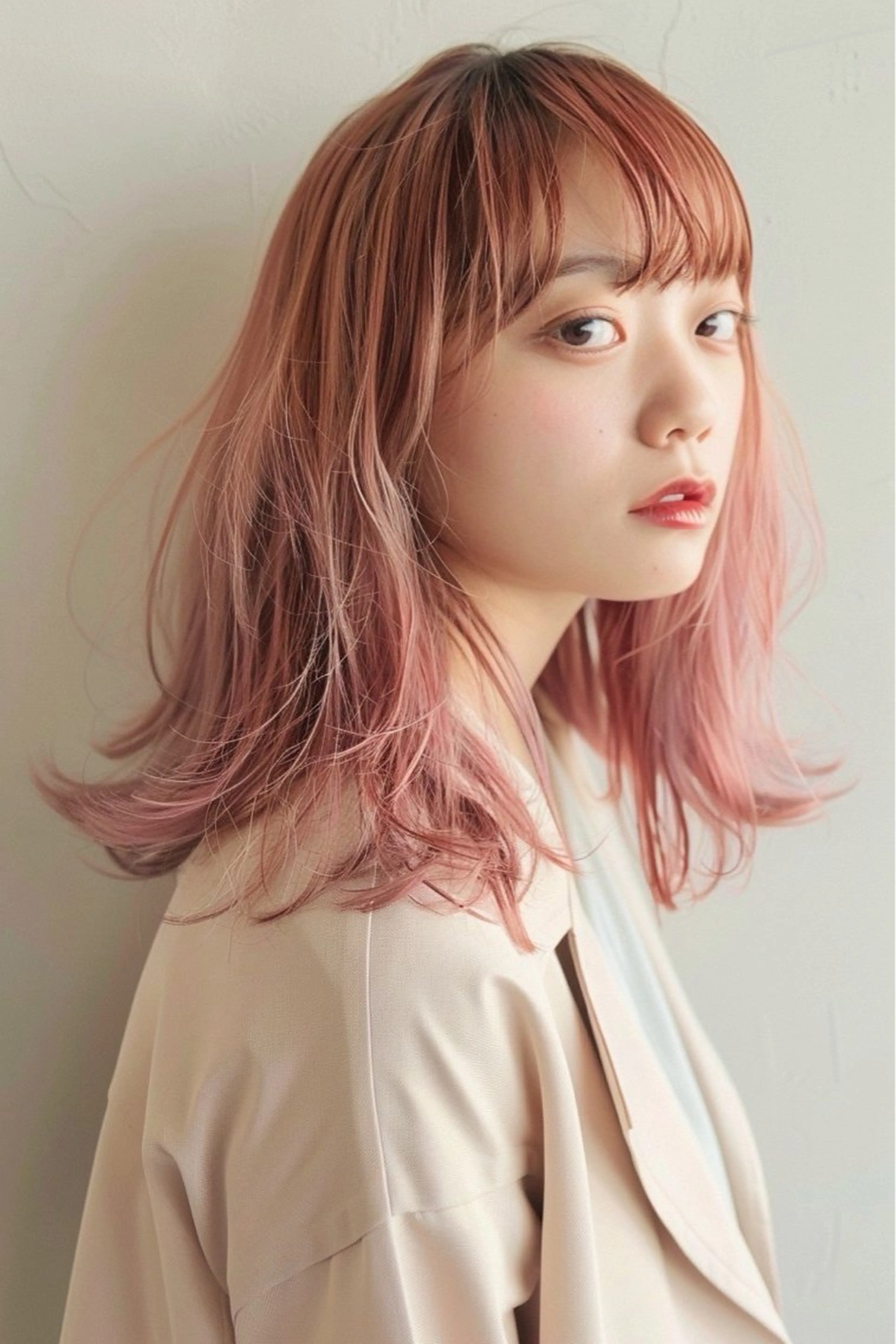 ミディアム ヘアカラー カラーモデル募集/ KOHGAのヘアスタイル