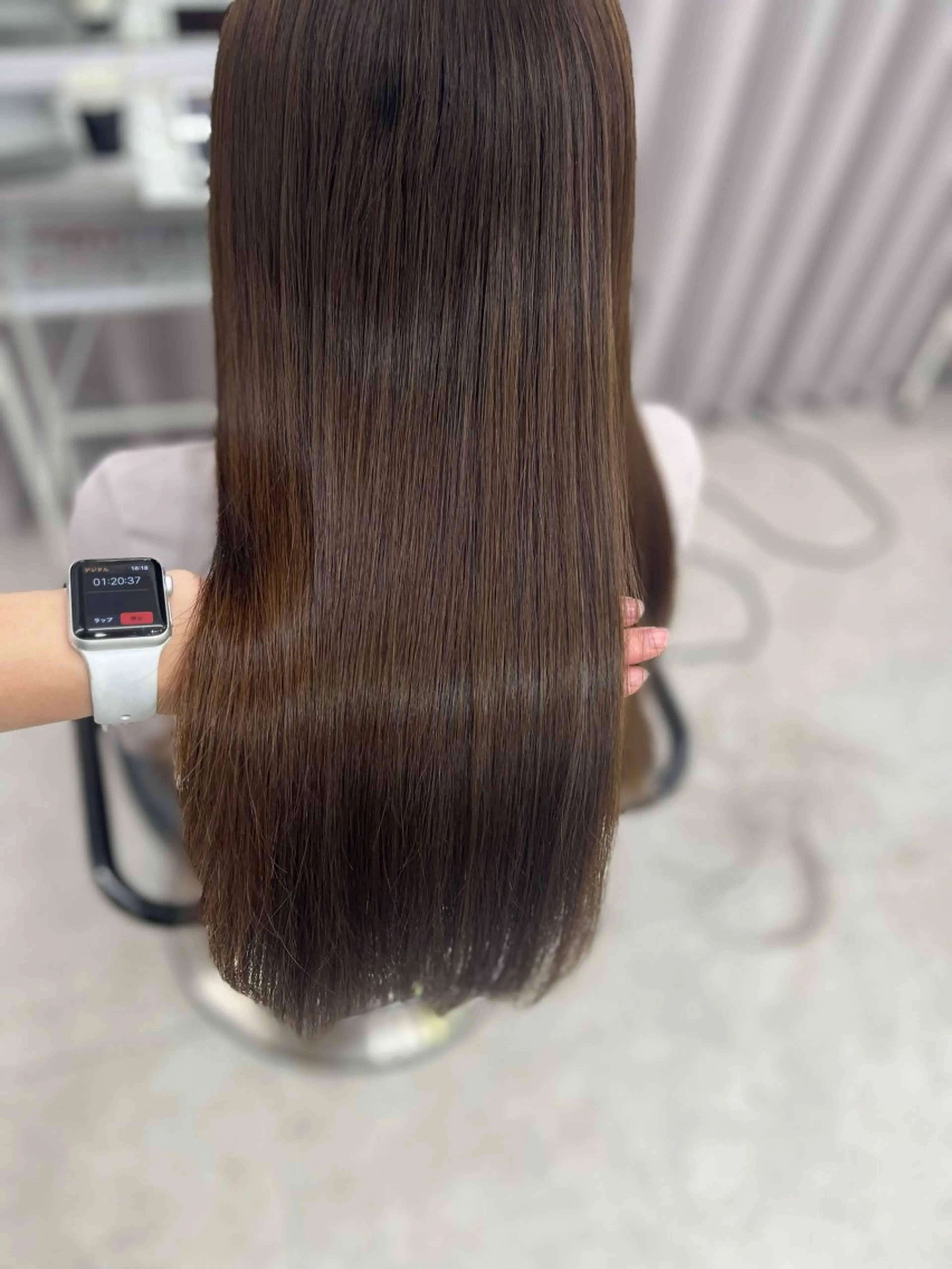 ロング カラー ブラウンカラー カット ヘアカラー トリートメント 🫧ぷる艶カラー🫧 Yuubi🦩のヘアスタイル