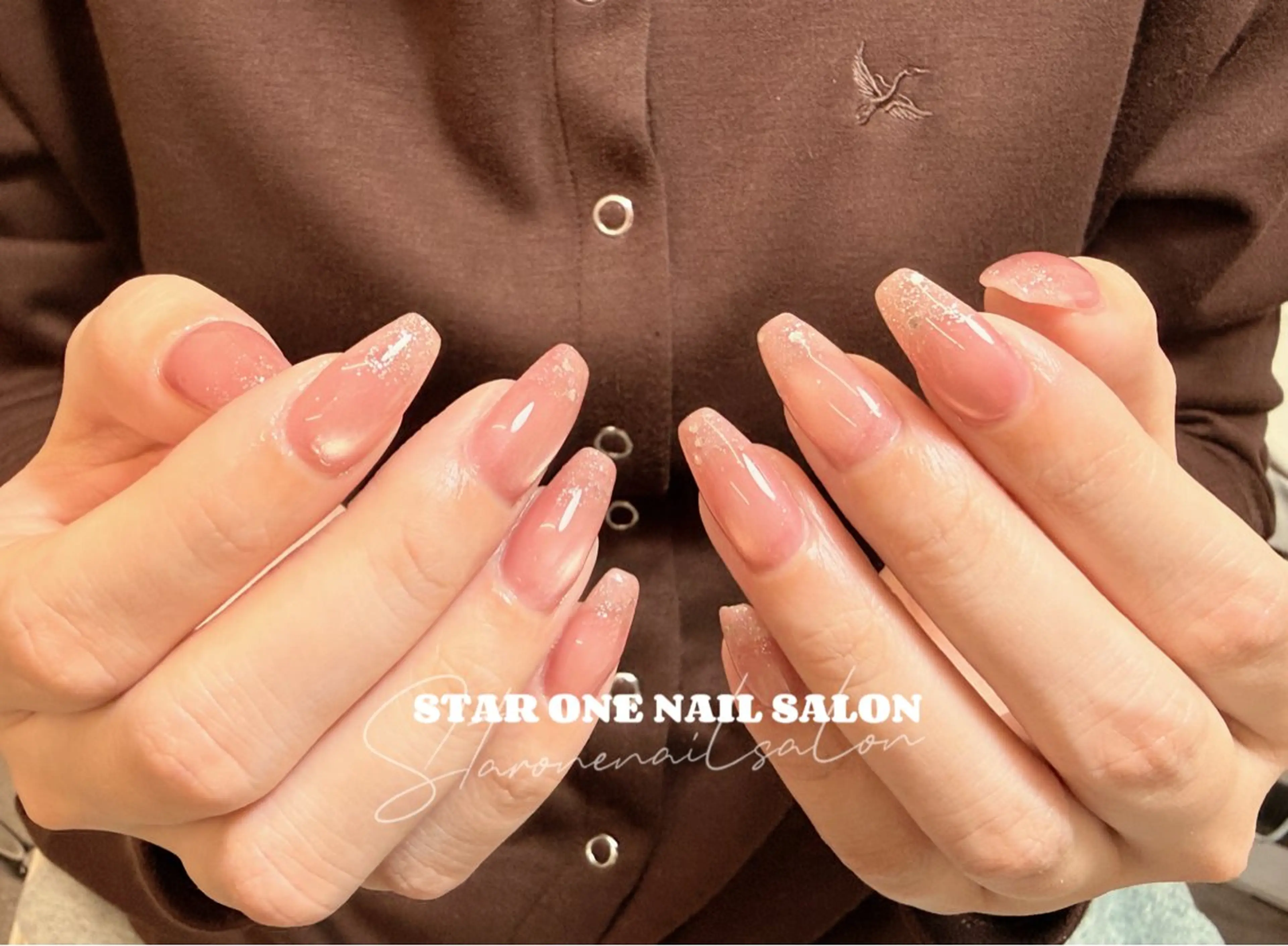ネイル ハンドネイル 星 あみのネイルデザイン