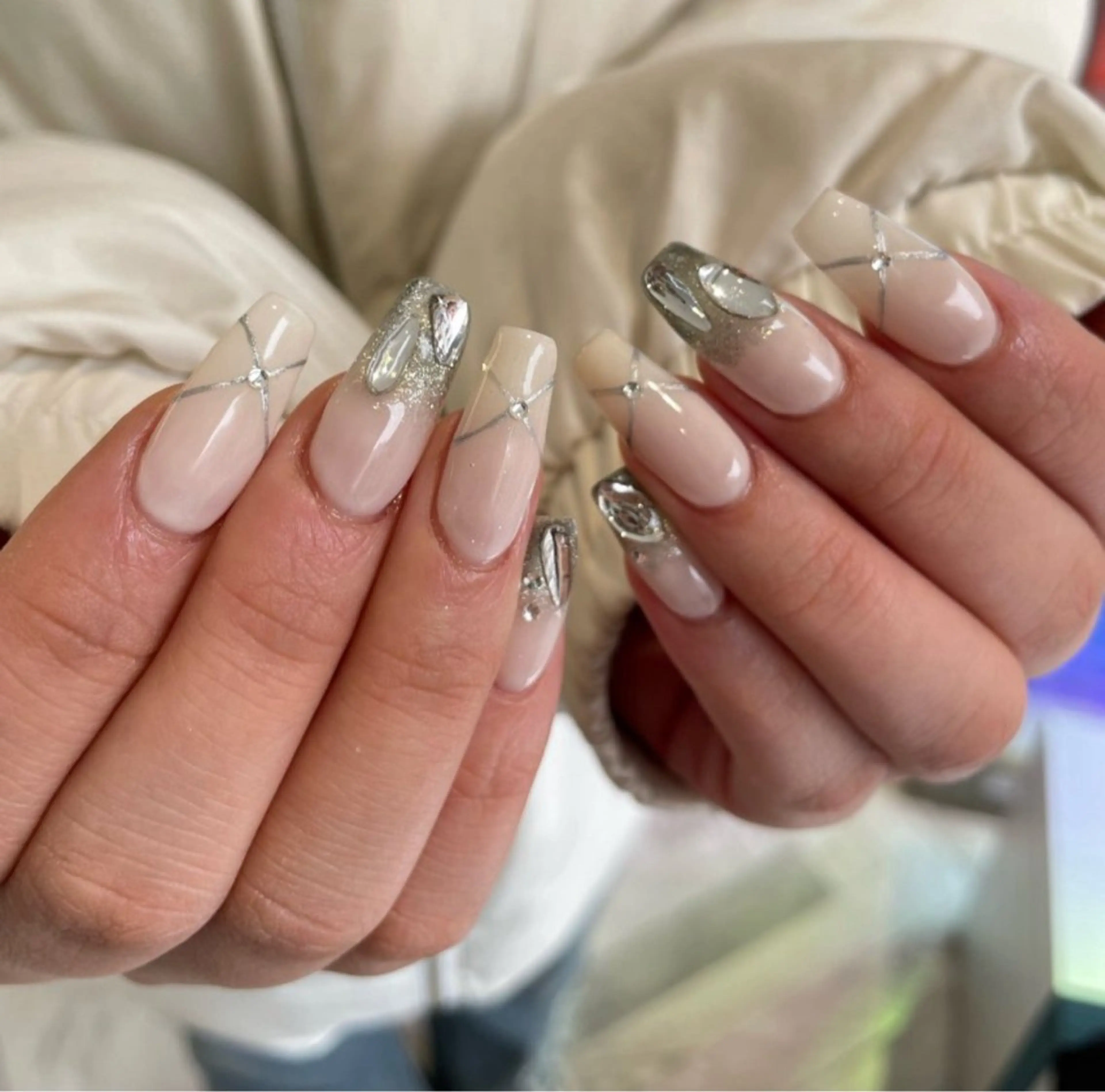 ネイル クルミ/ 💕ワンホンネイルのネイルデザイン