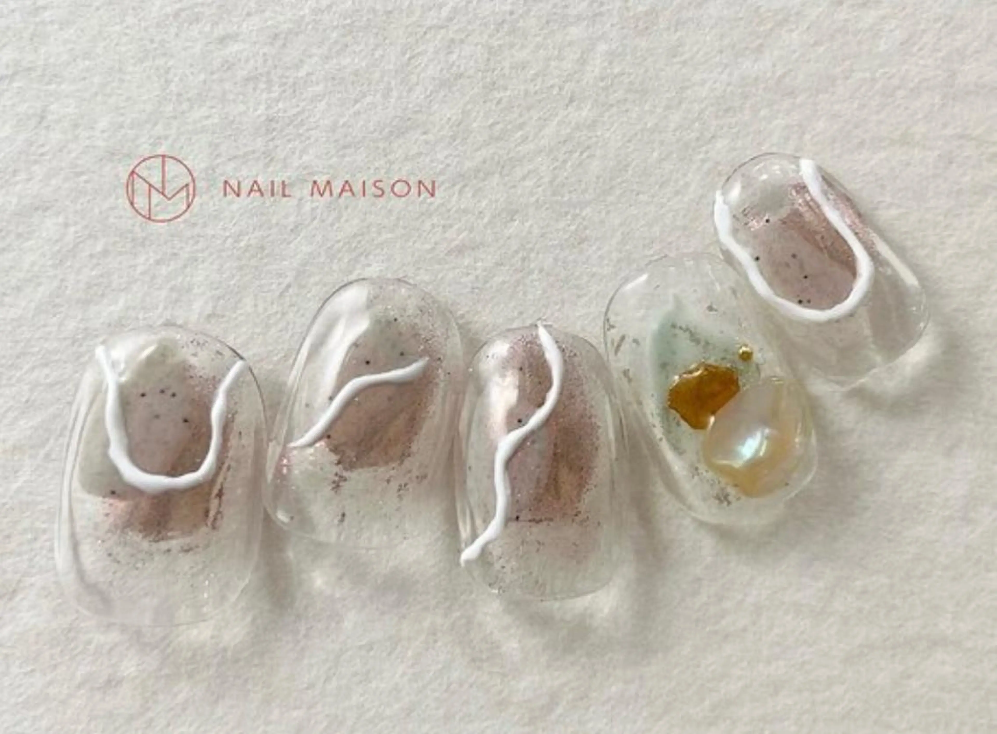 ネイル ニュアンスネイル WASHIMI Fのネイルデザイン