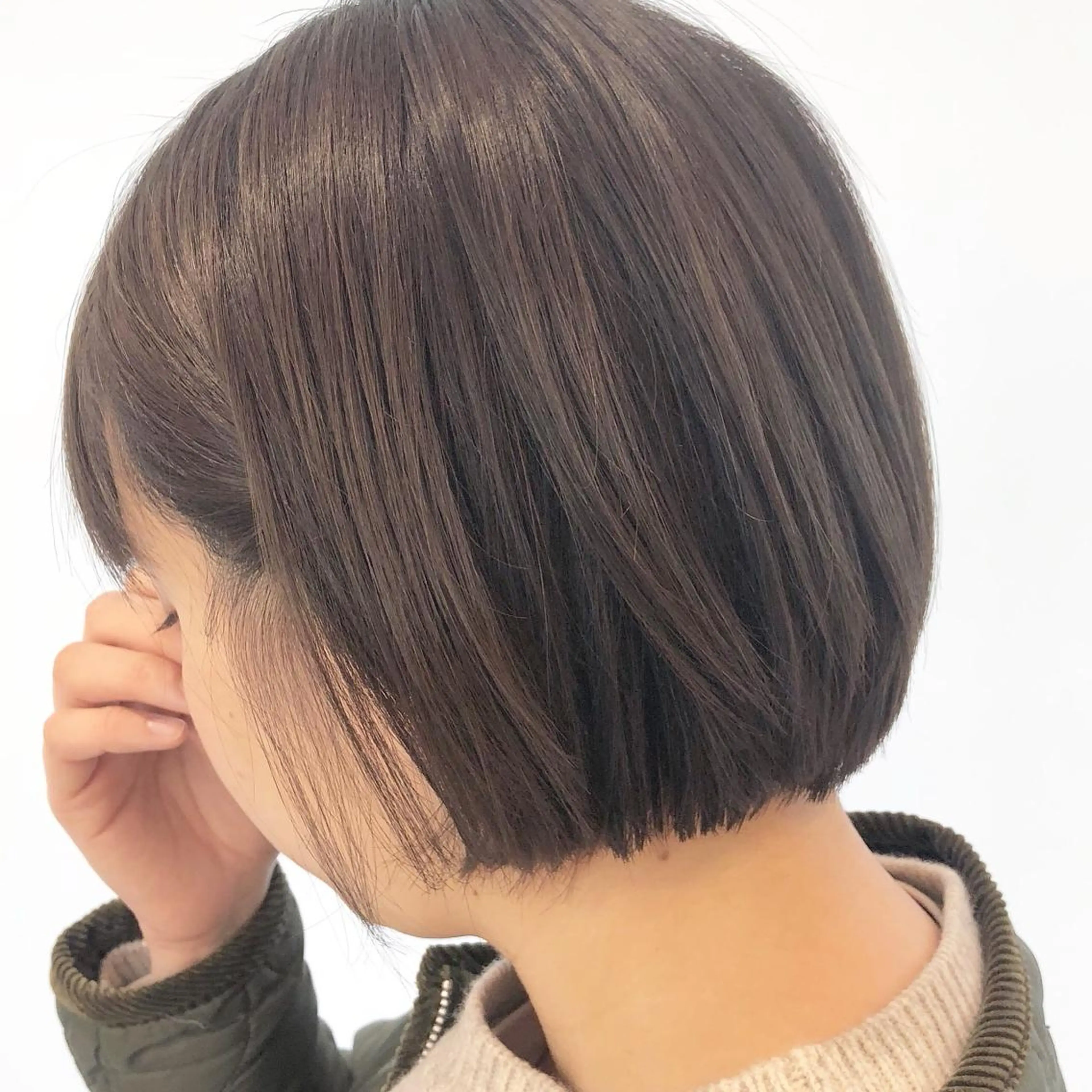 ミディアム カラー アディクシーカラー ブリーチ 透明感カラー ダブルカラー グレージュ sano sayakaのヘアスタイル