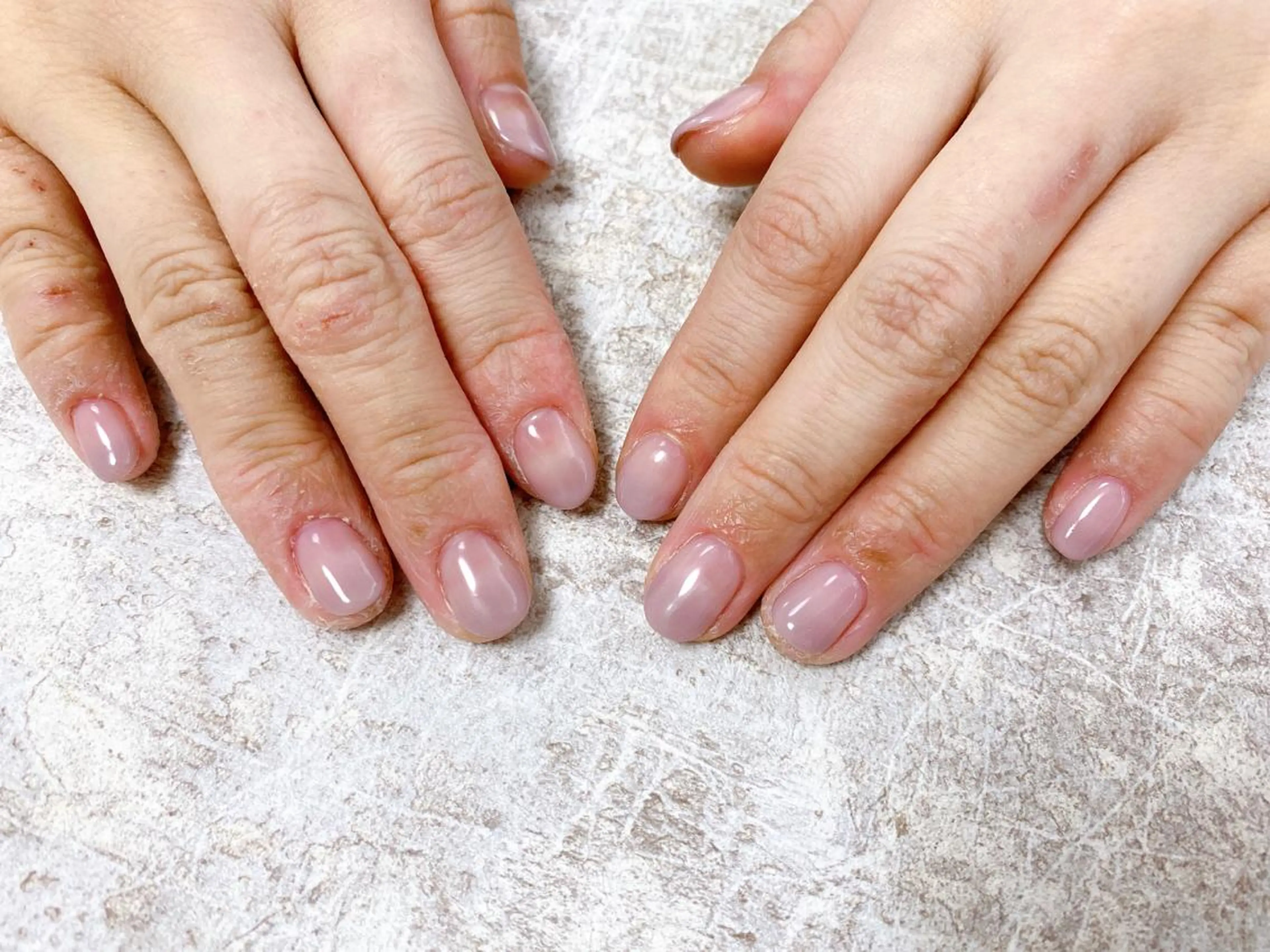 ネイル グラデーション ピンク Mogu nail 二子玉川のネイルデザイン
