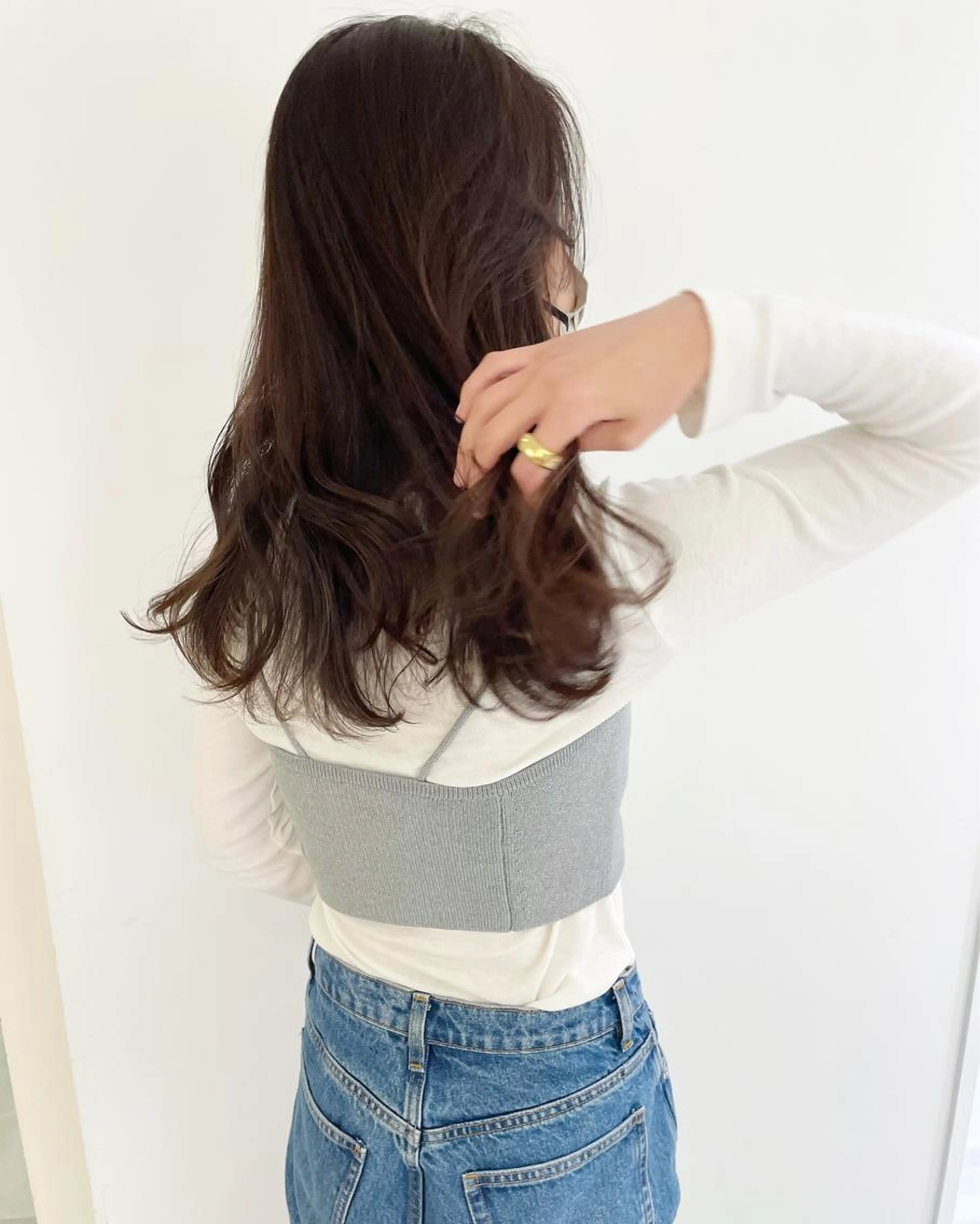 【透明感カラー】+【高保湿トリートメント】¥7700の写真