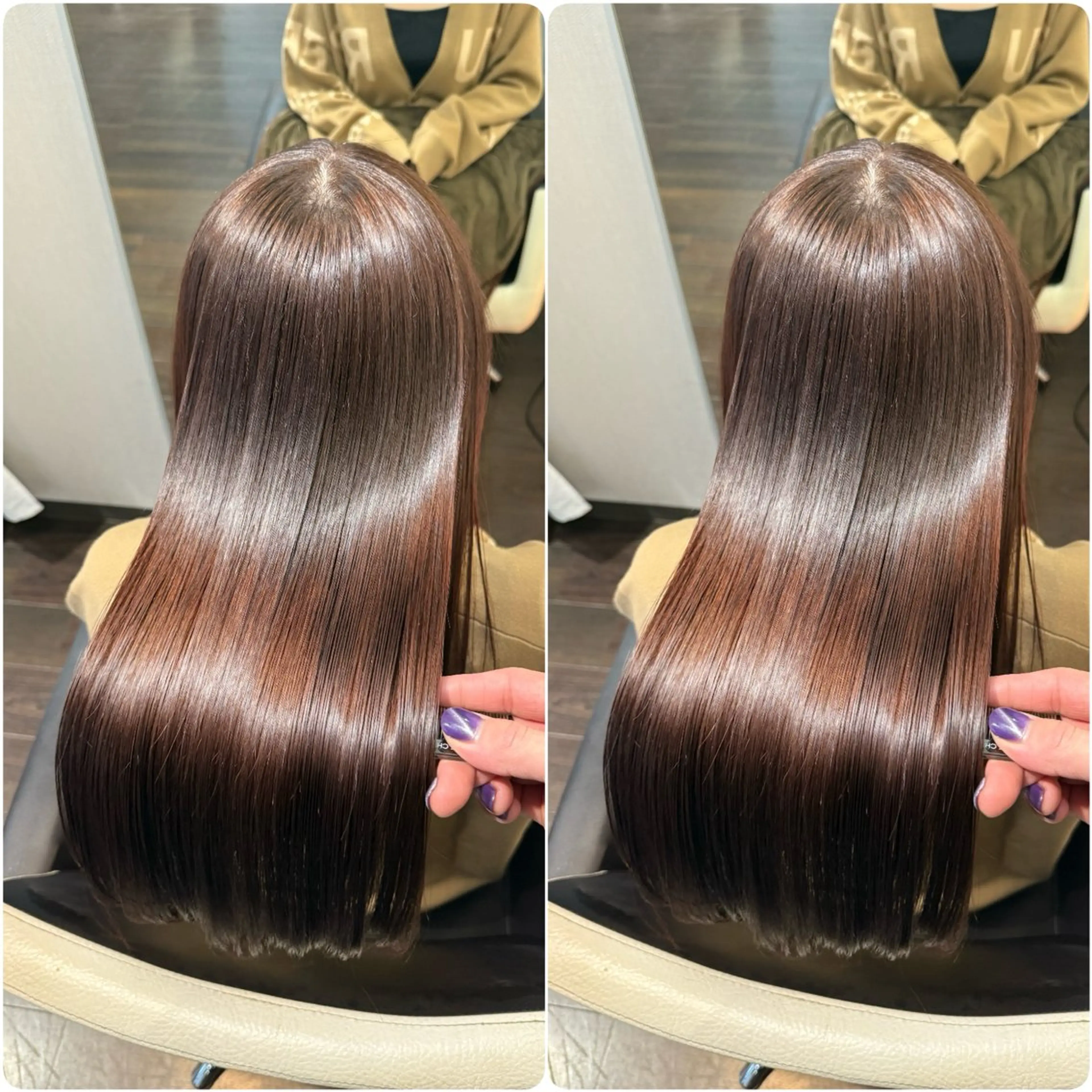 ロング カラー カット ヘアカラー トリートメント ヘッドスパ youres hair 髪質改善トリートメント&ヘッドスパ　新宿EAST所属・🌹ULTOWA🌹 髪質改善/縮毛/店長のヘアスタイル