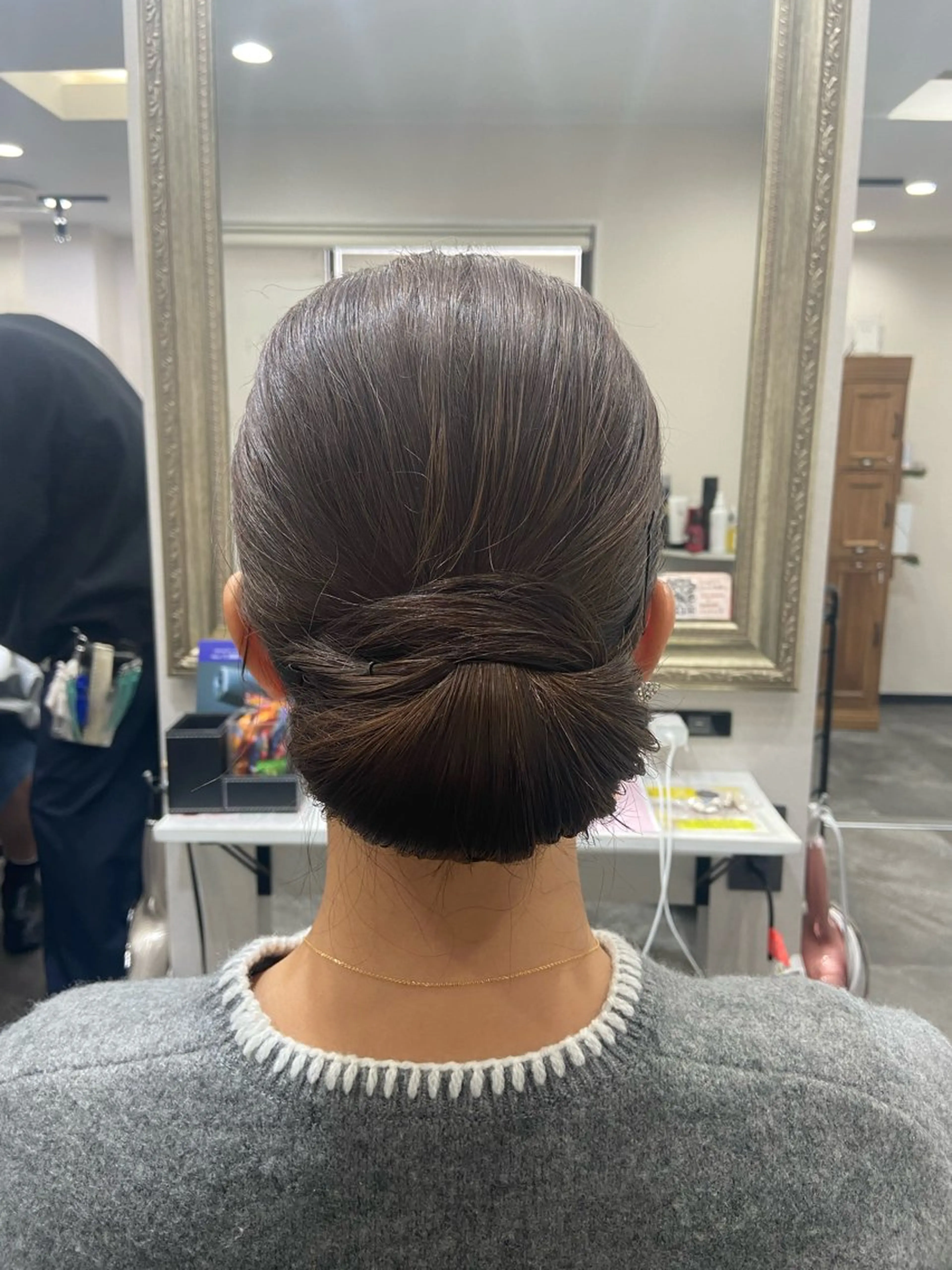 ミディアム ヘアアレンジ 籾木 美優のヘアスタイル