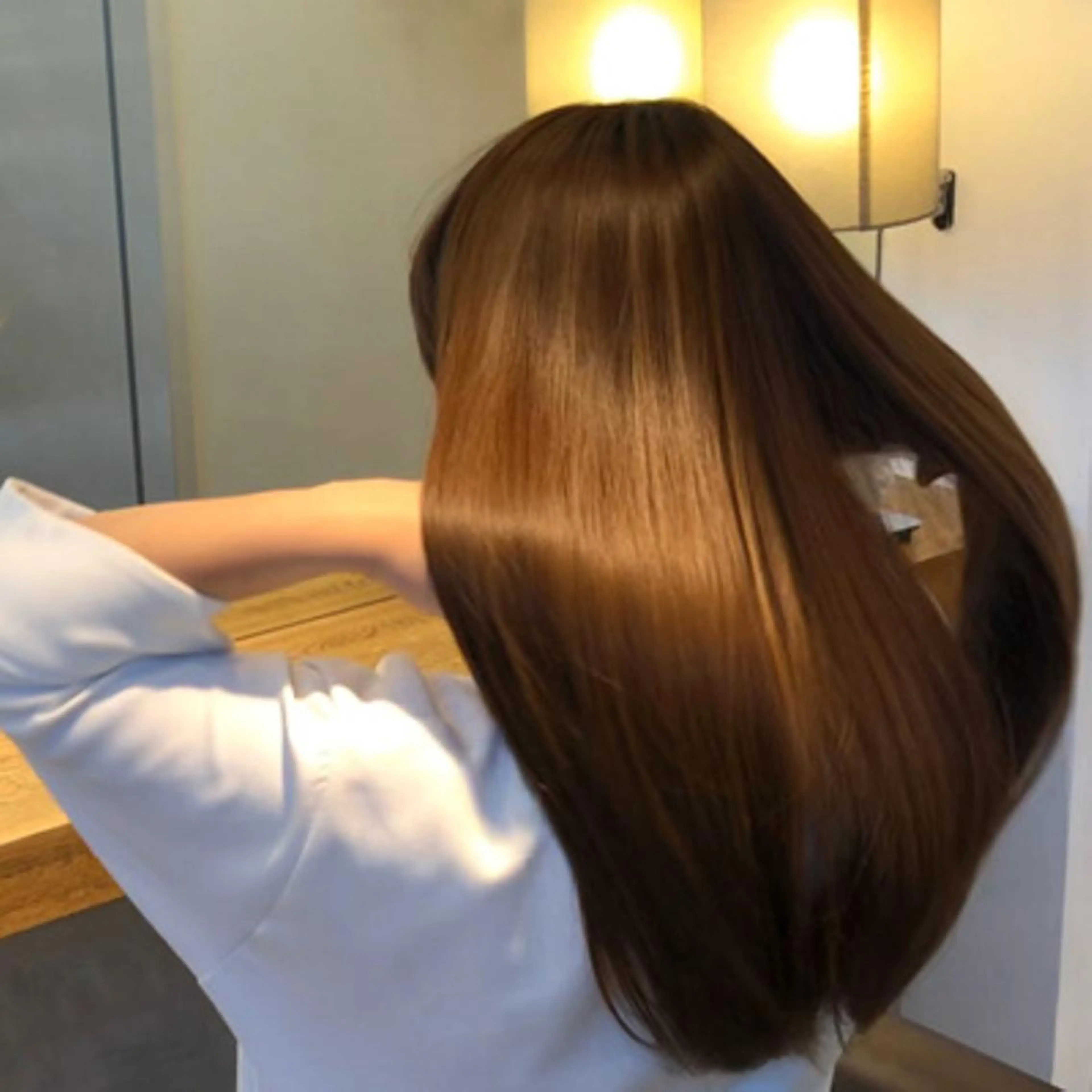 ロング カット ヘアカラー 縮毛矯正 JYO 髪質改善専門家のヘアスタイル