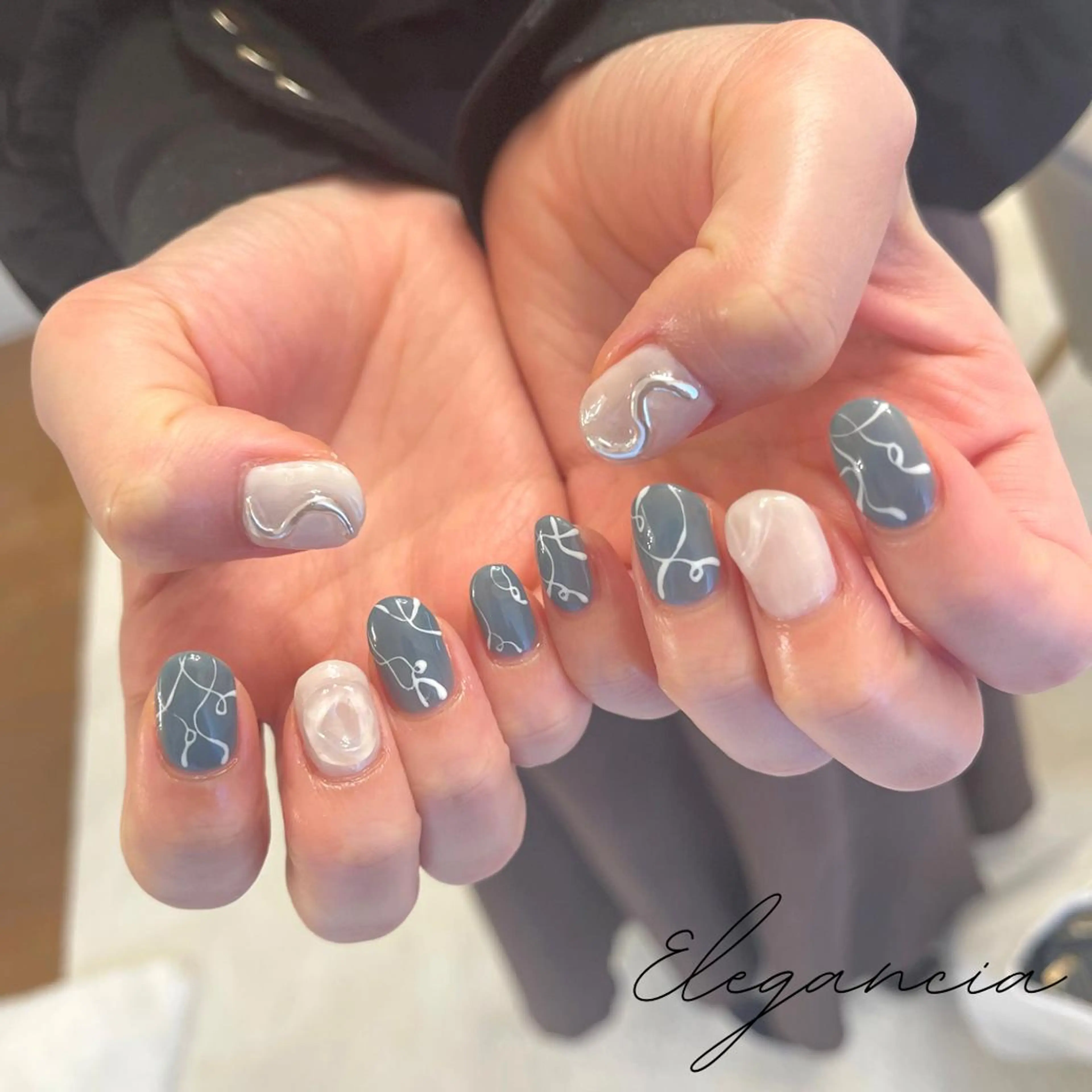 カラー ネイル ハンドネイル Elegancia. Hiromiのネイルデザイン