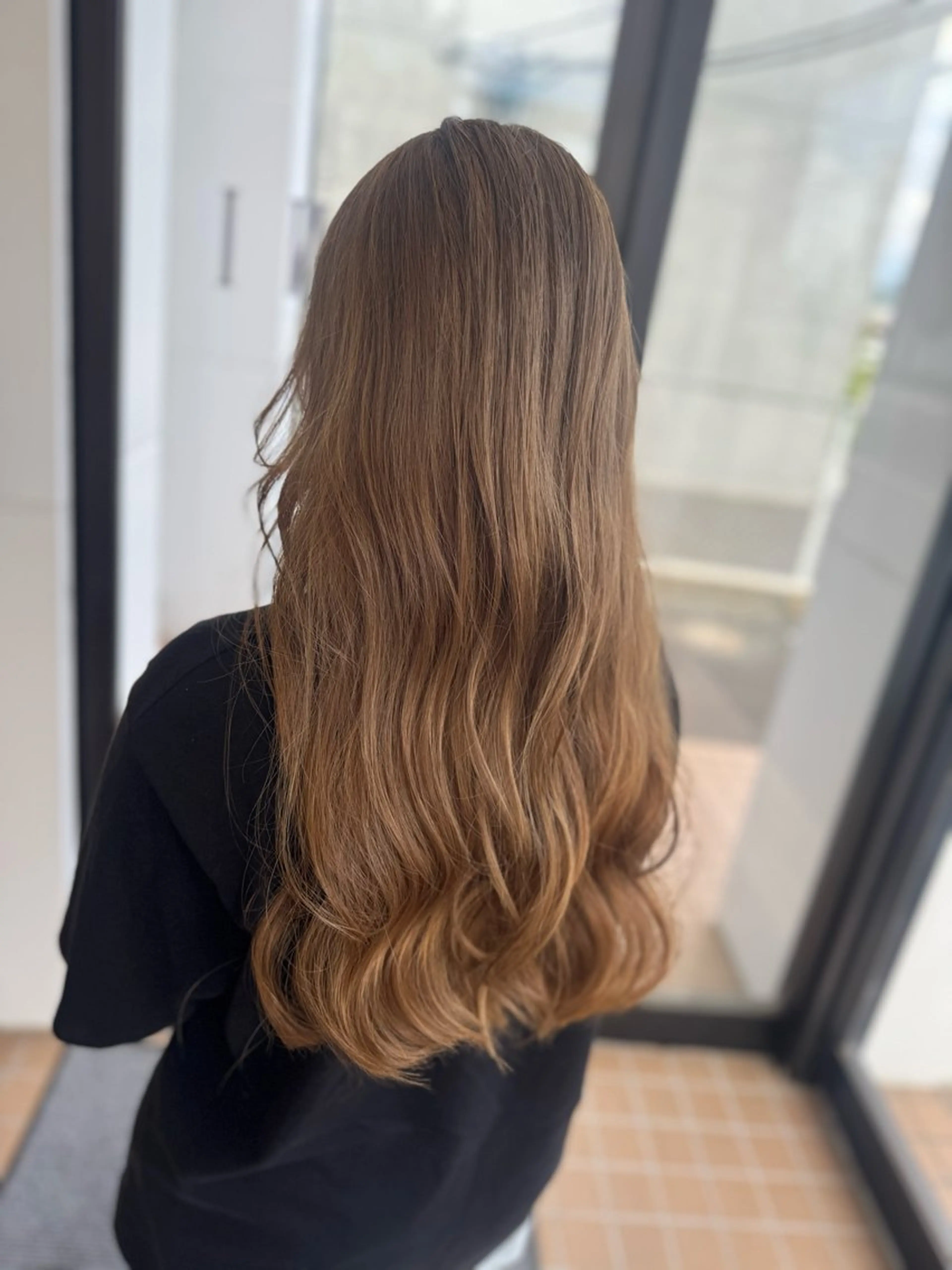 ロング カット ヘアカラー トリートメント 🇰🇷韓国風顔周り NANAMI🇰🇷のヘアスタイル