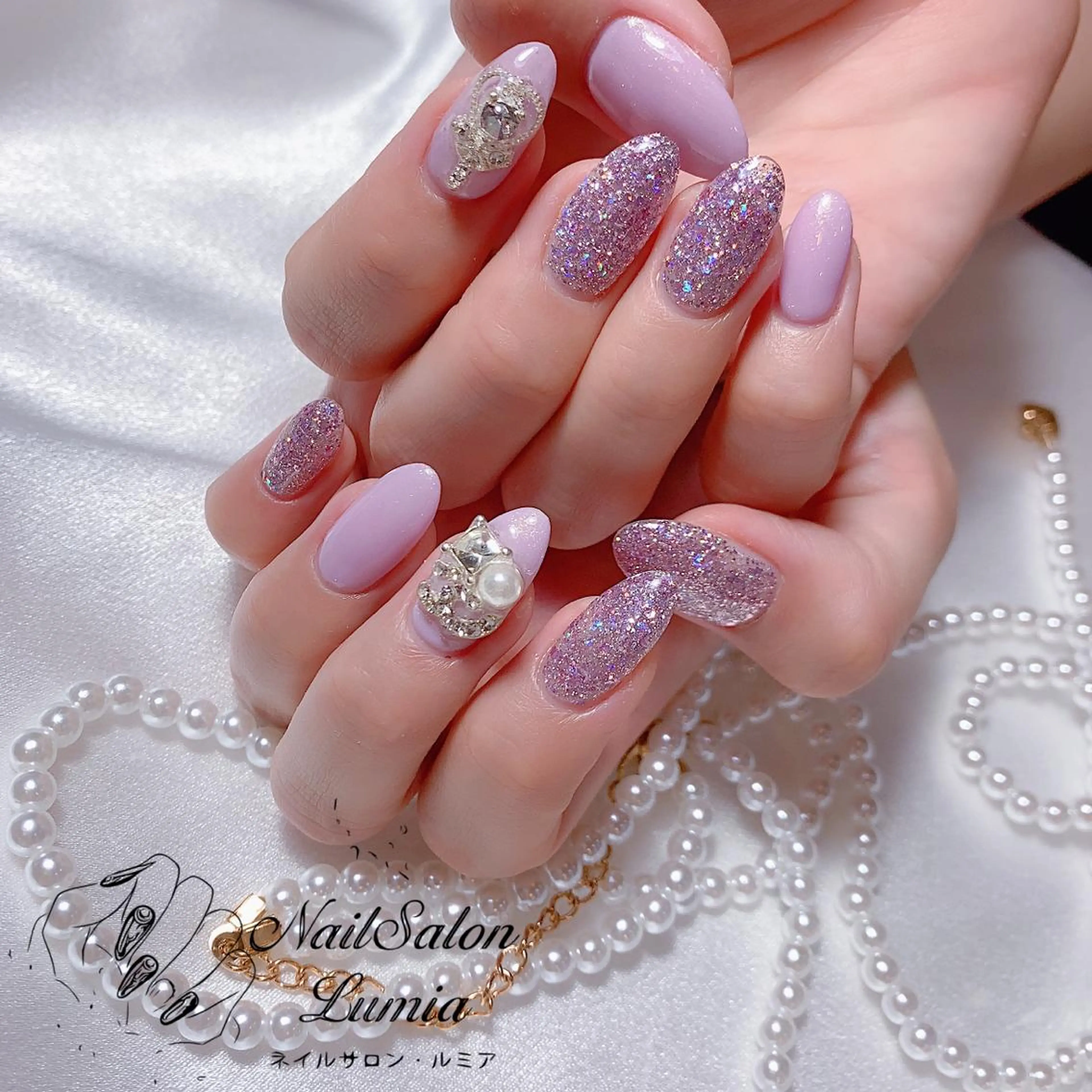 ネイル ハンドネイル ネイルサロン ルミア Lumia 店長のネイルデザイン