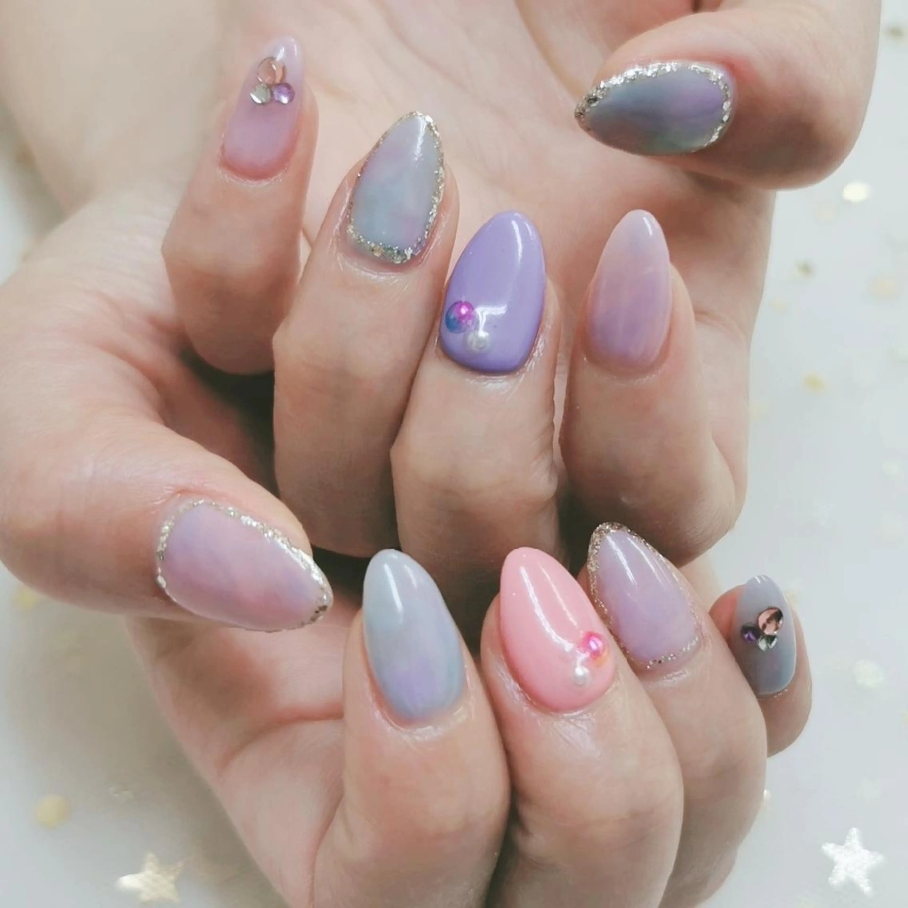 ネイル ハンドネイル 上福岡 らんらんのネイルデザイン